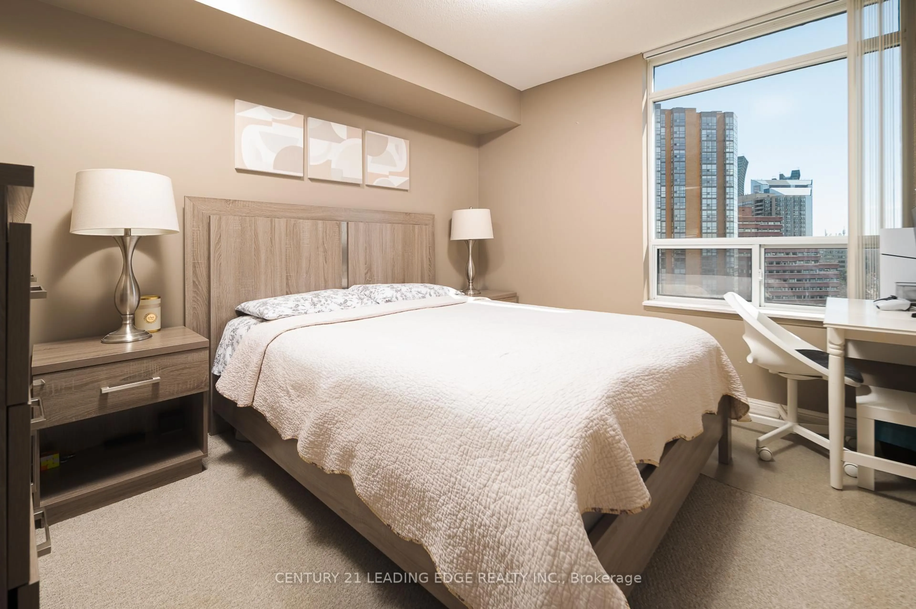 Bedroom with bed, unknown for 153 BEECROFT Rd #1502, Toronto Ontario M2N 7C5