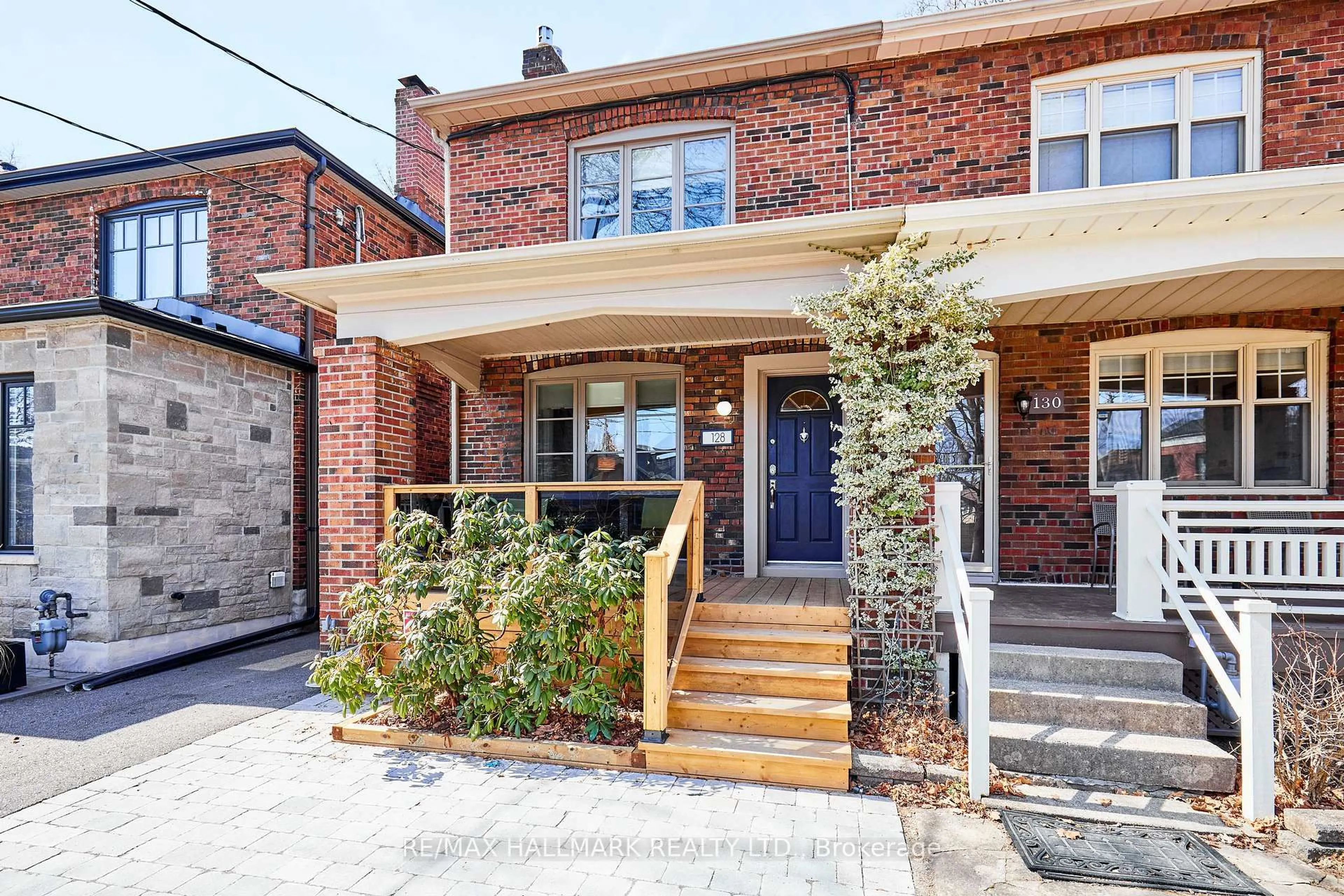 Home with brick exterior material, street for 128 Donegall Dr, Toronto Ontario M4G 3G8