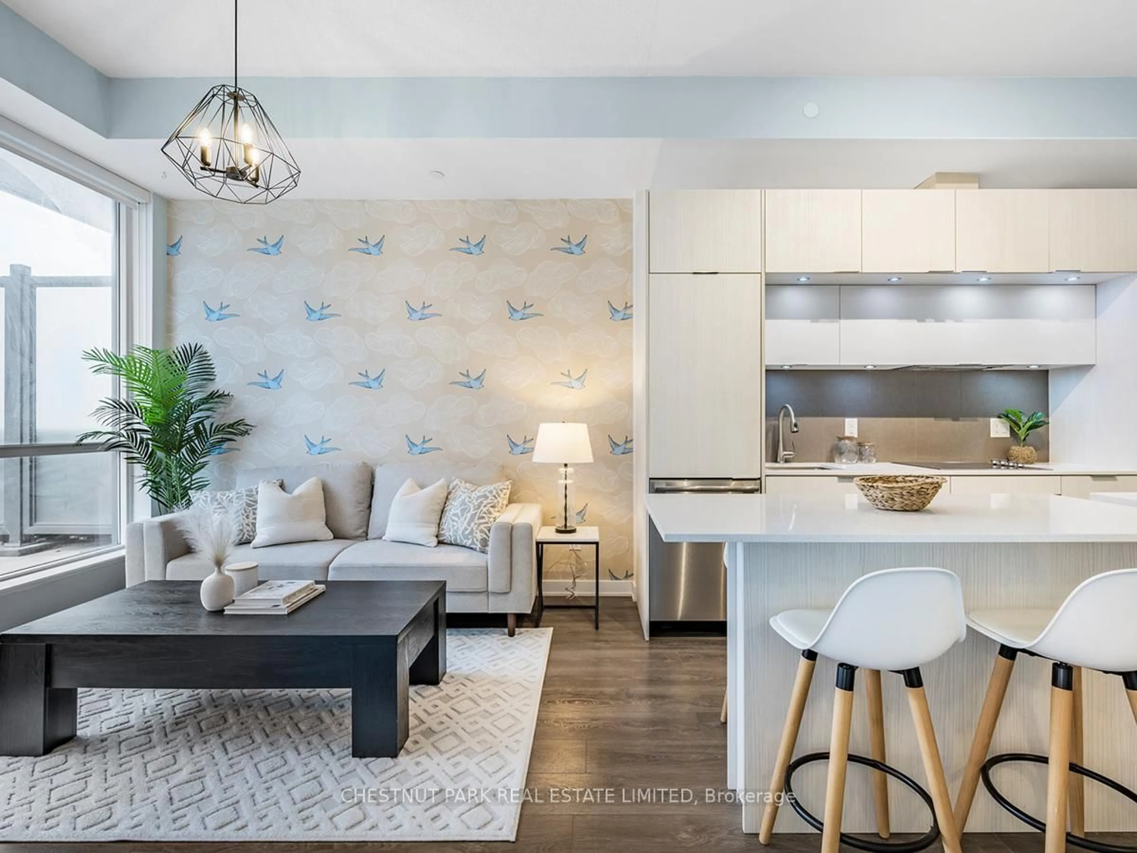 Open concept kitchen, unknown for 55 Regent Park Blvd #420, Toronto Ontario M5A 0C2