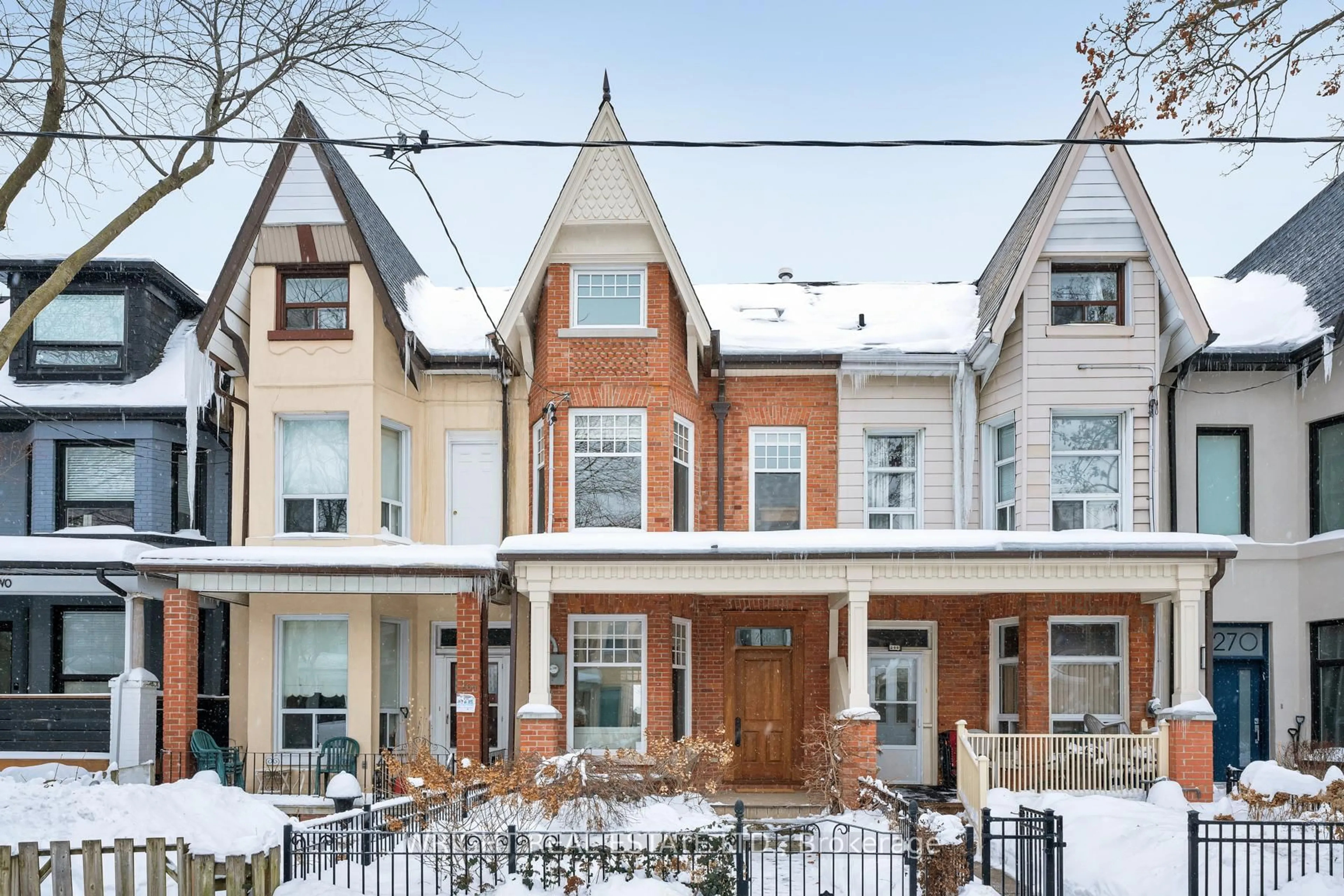 Home with brick exterior material, street for 266 Brunswick Ave, Toronto Ontario M5S 2M7