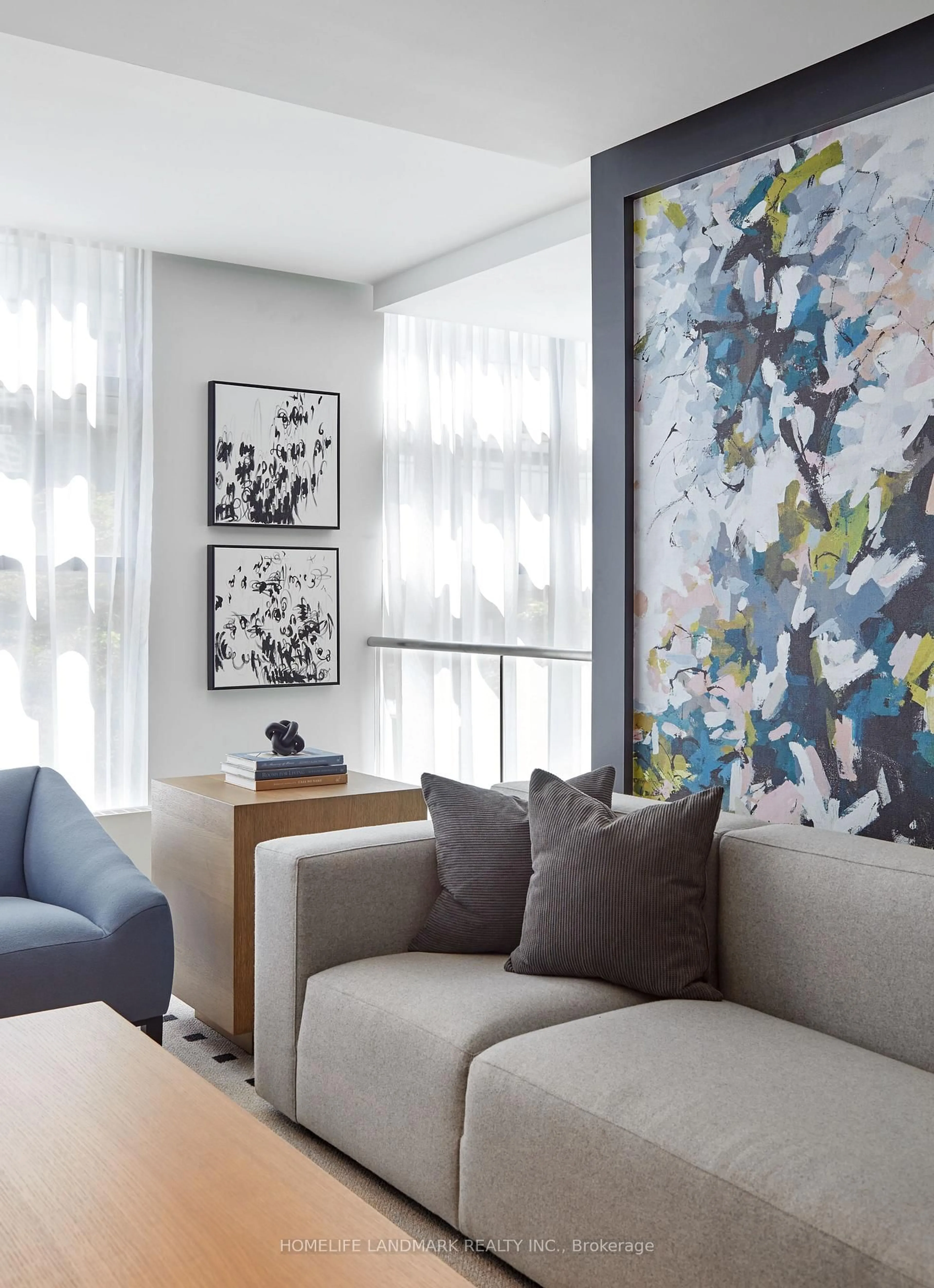Living room with furniture, unknown for 15 Fort York Blvd #2610, Toronto Ontario M5V 3Y4