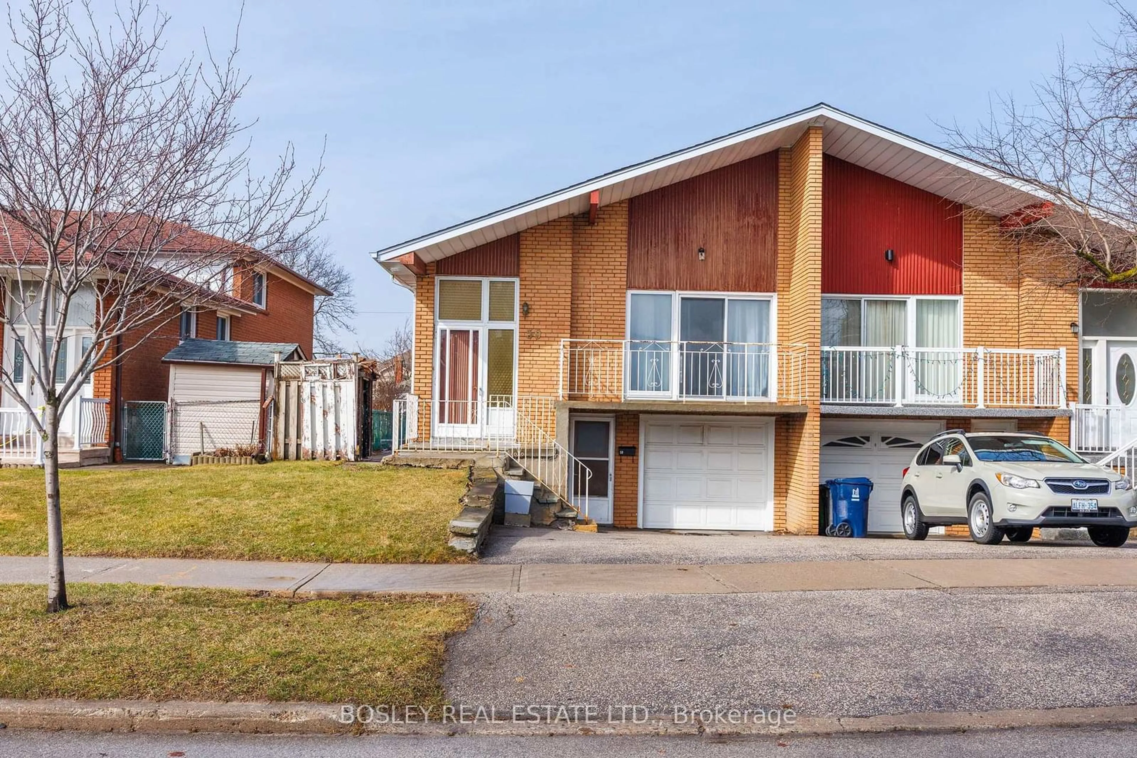 Home with brick exterior material, street for 59 Bowhill Cres, Toronto Ontario M2J 3S1