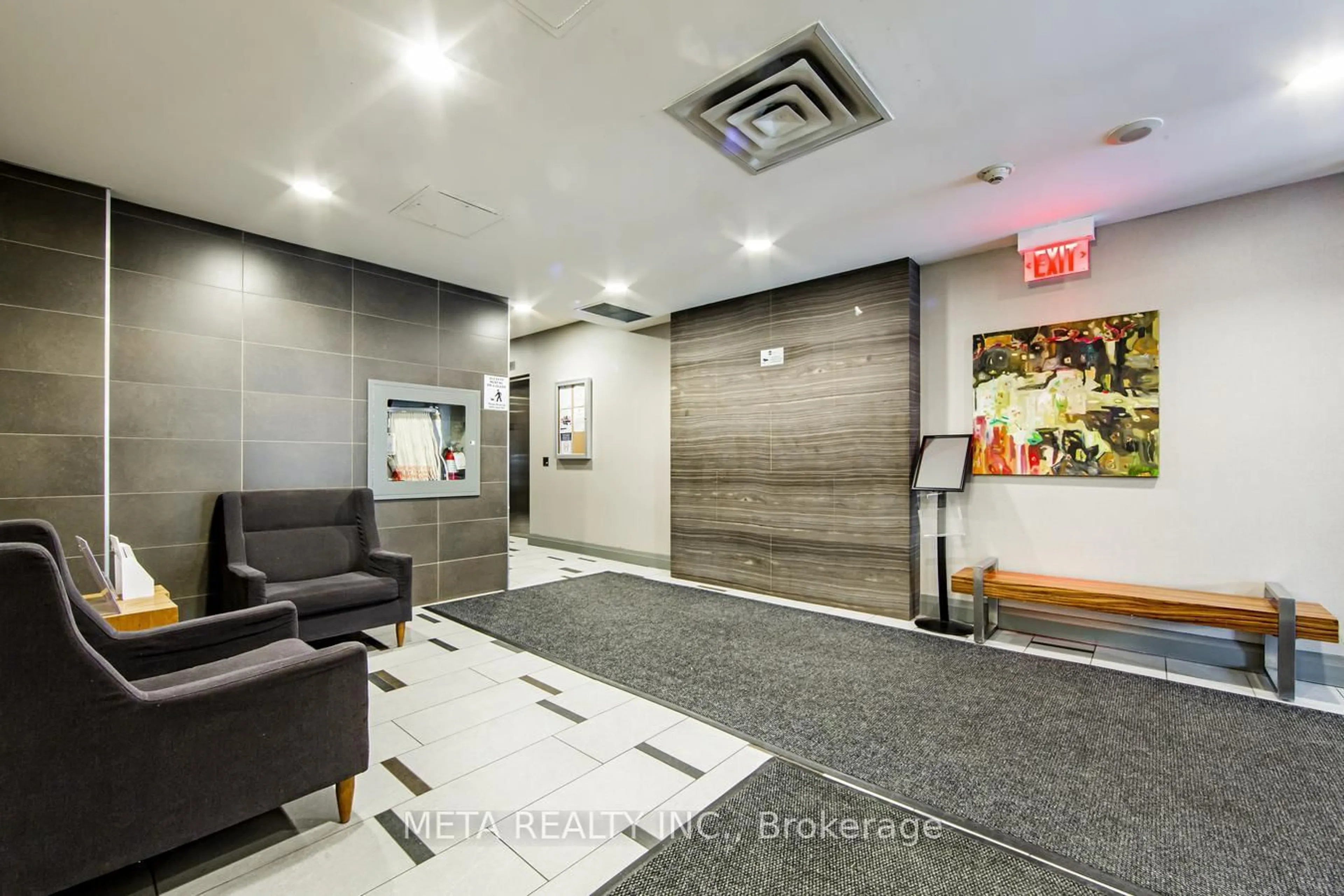 Lobby for 1 Cole St #501, Toronto Ontario M5A 4M2
