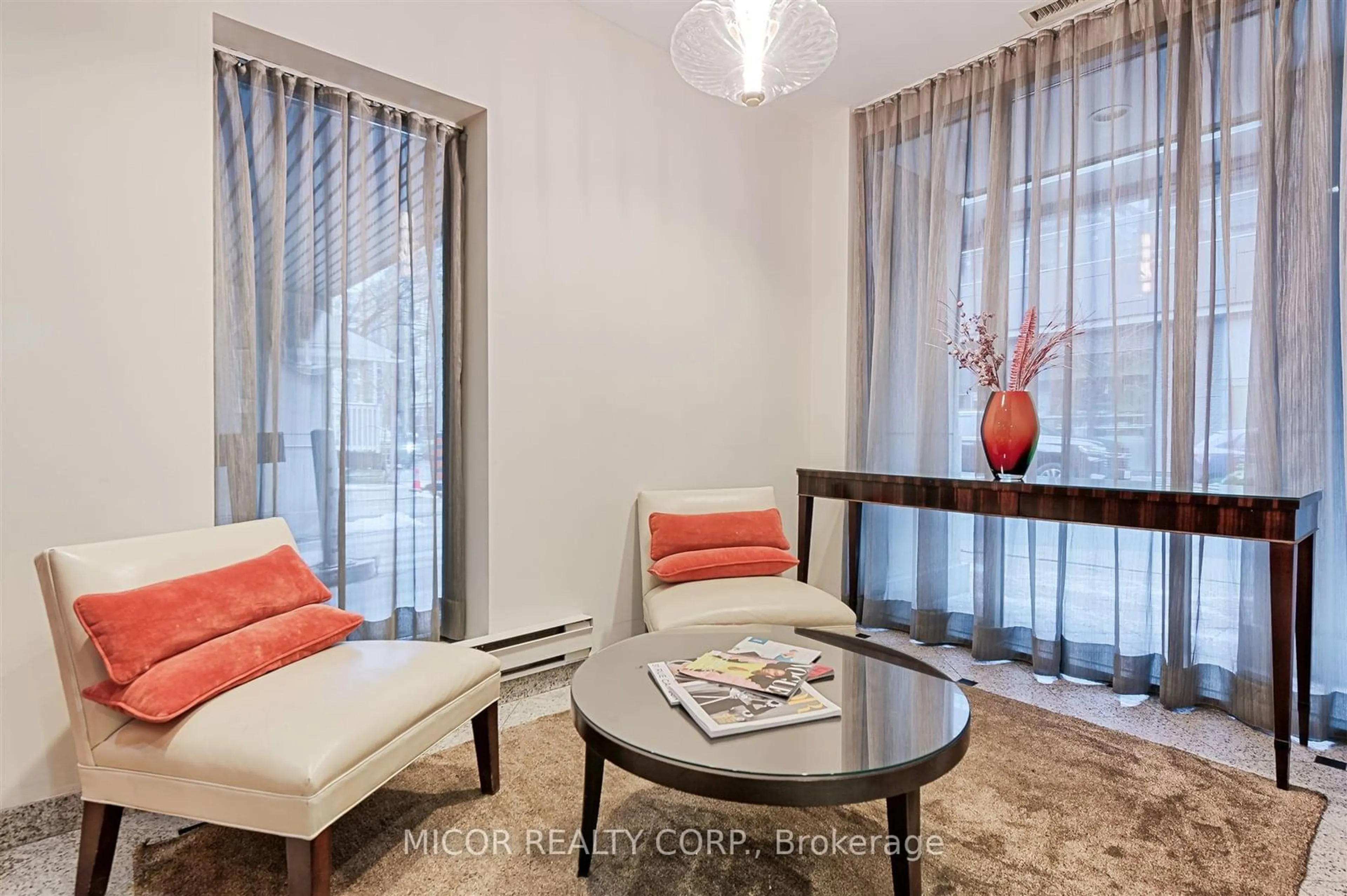 Living room with furniture, unknown for 40 Scollard St #601, Toronto Ontario M5R 3S1