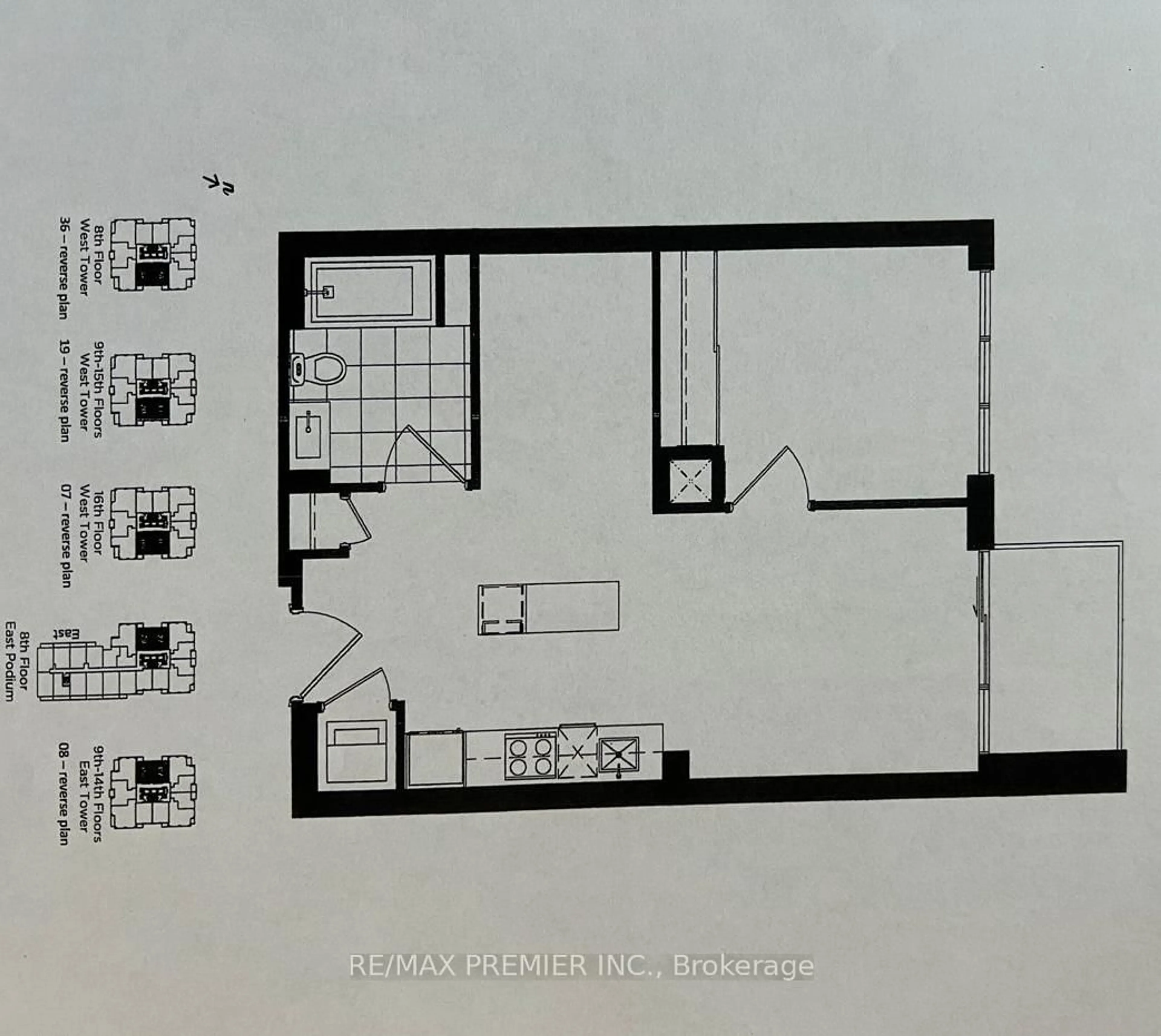 Floor plan for 31 Tippet Rd #1207, Toronto Ontario M3H 0C8