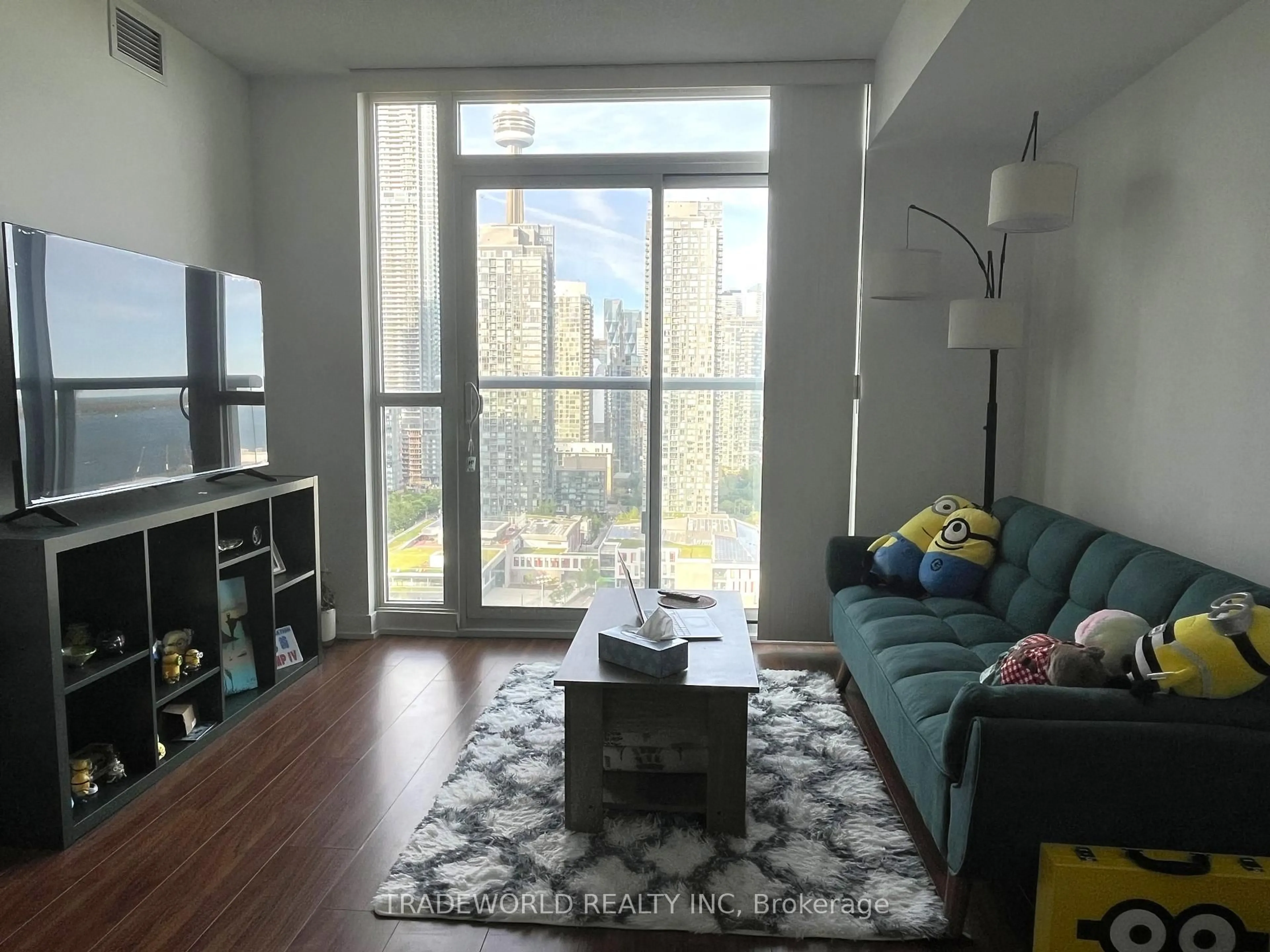Living room with furniture, unknown for 75 Queens Wharf Rd #2705, Toronto Ontario M5V 0J8