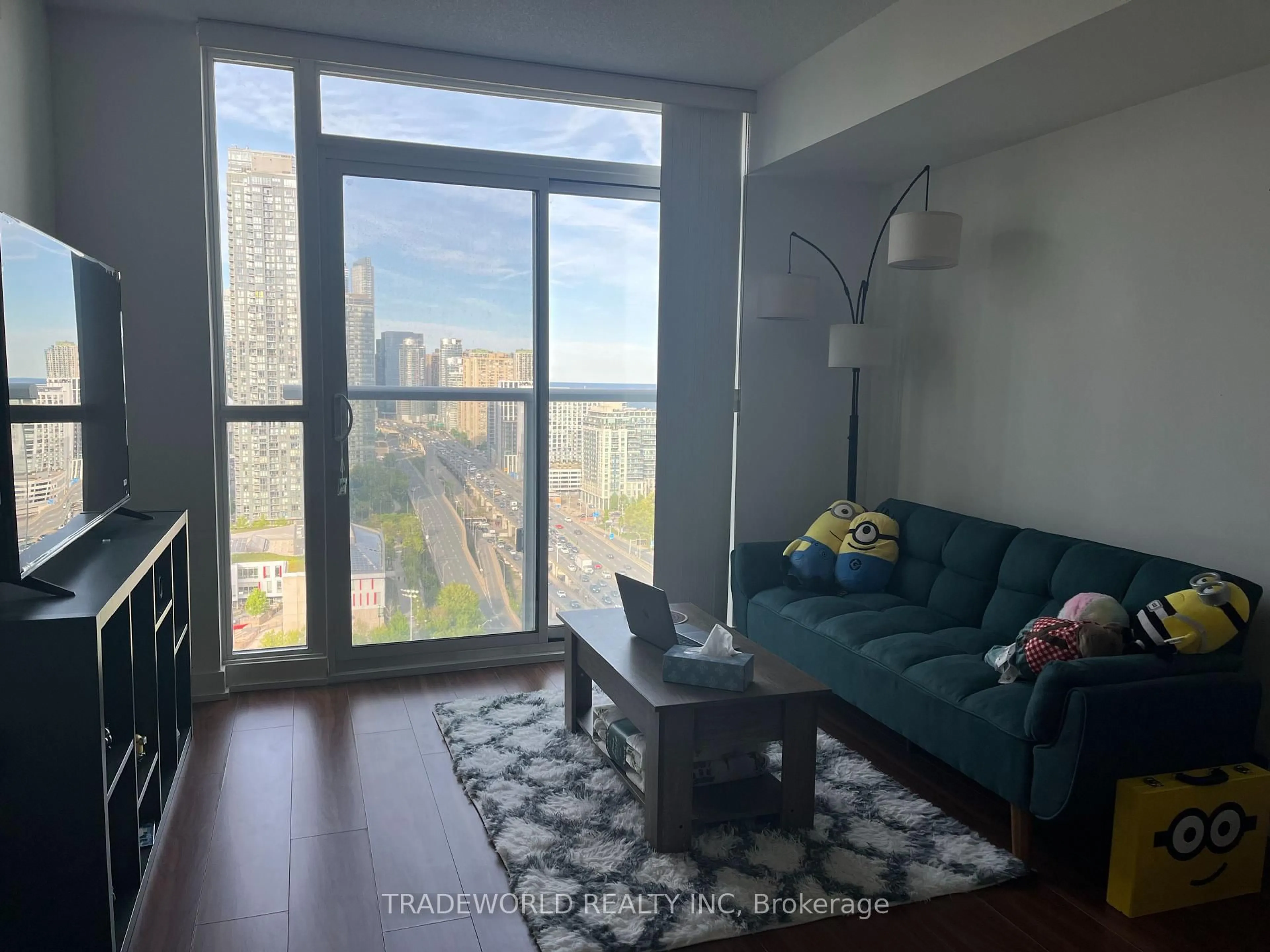 Living room with furniture, unknown for 75 Queens Wharf Rd #2705, Toronto Ontario M5V 0J8