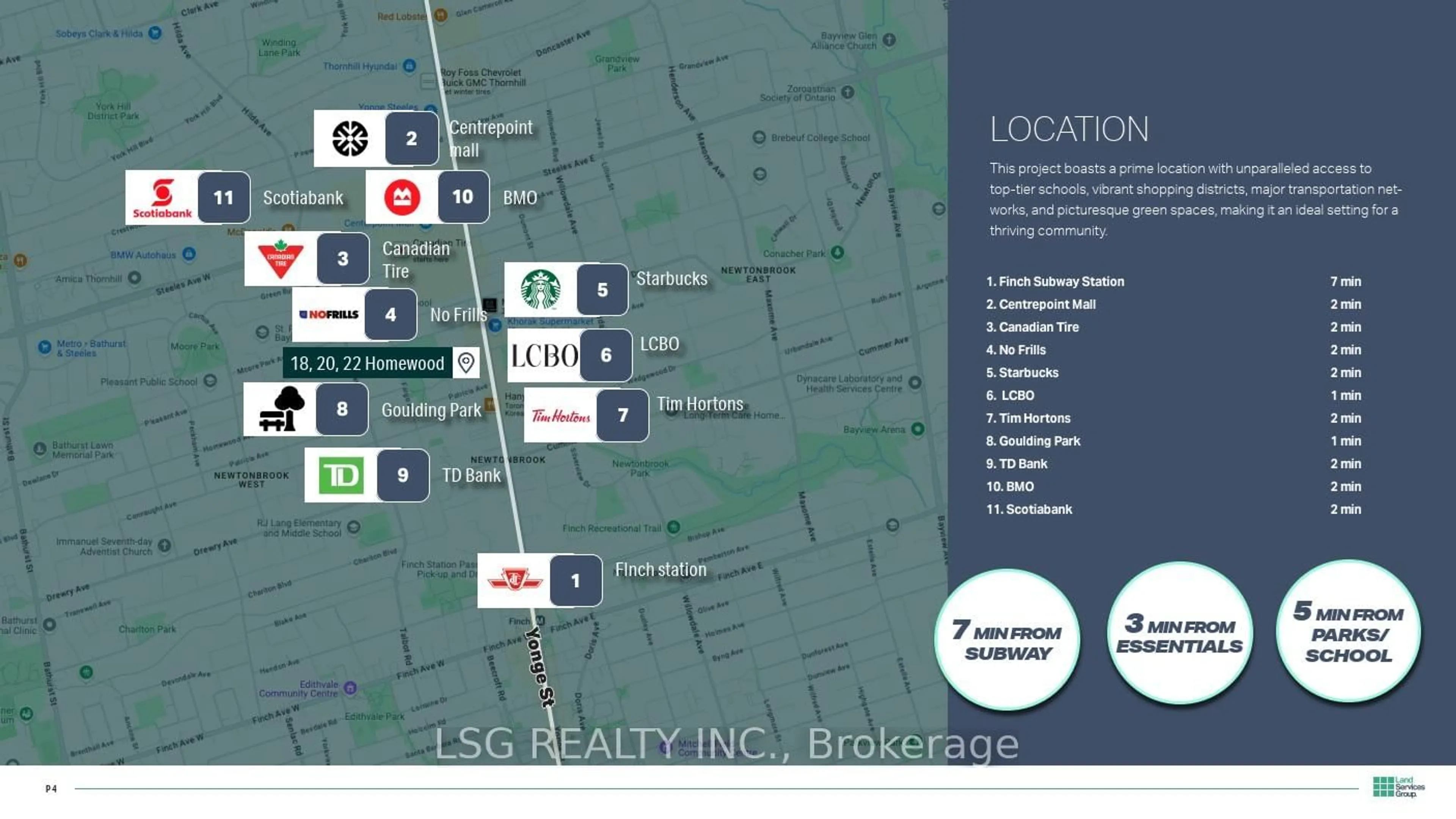 Lobby for 18 Homewood Ave, Toronto Ontario M2M 1J9
