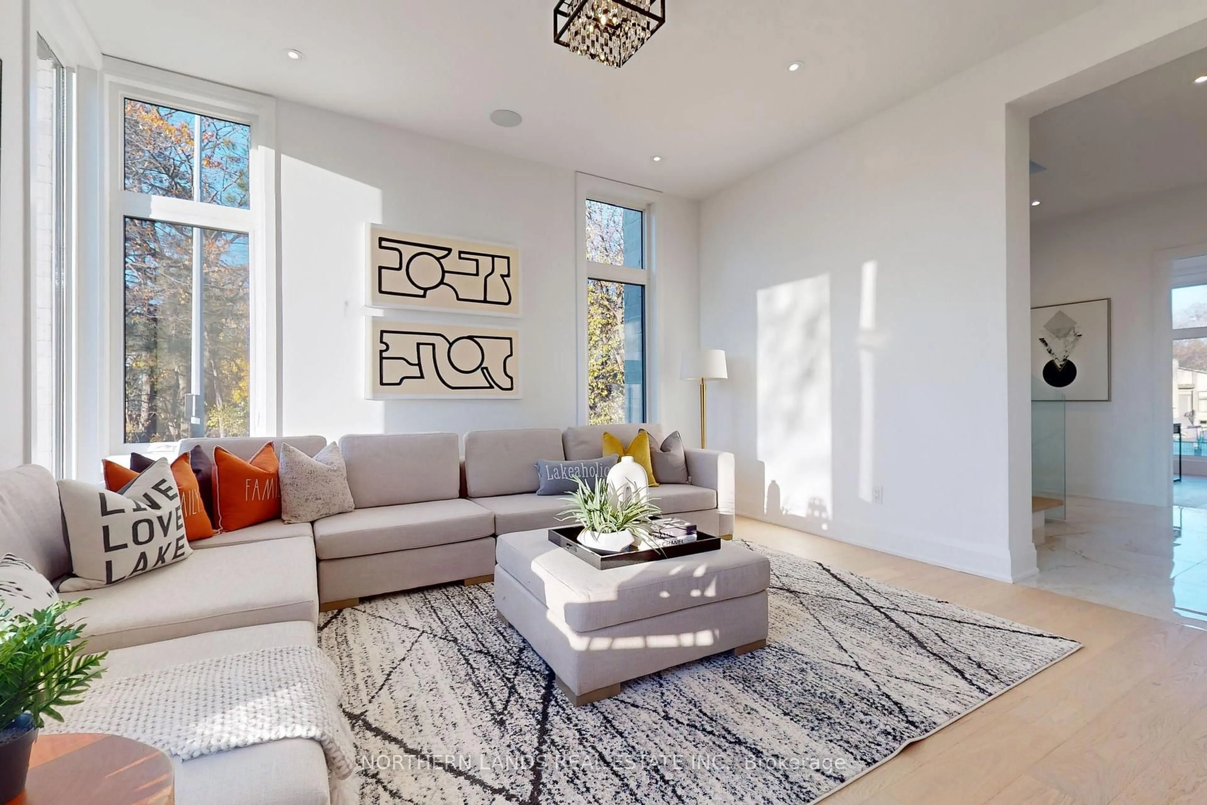 Living room with furniture, unknown for 26 Legato Crt, Toronto Ontario M3B 1L7