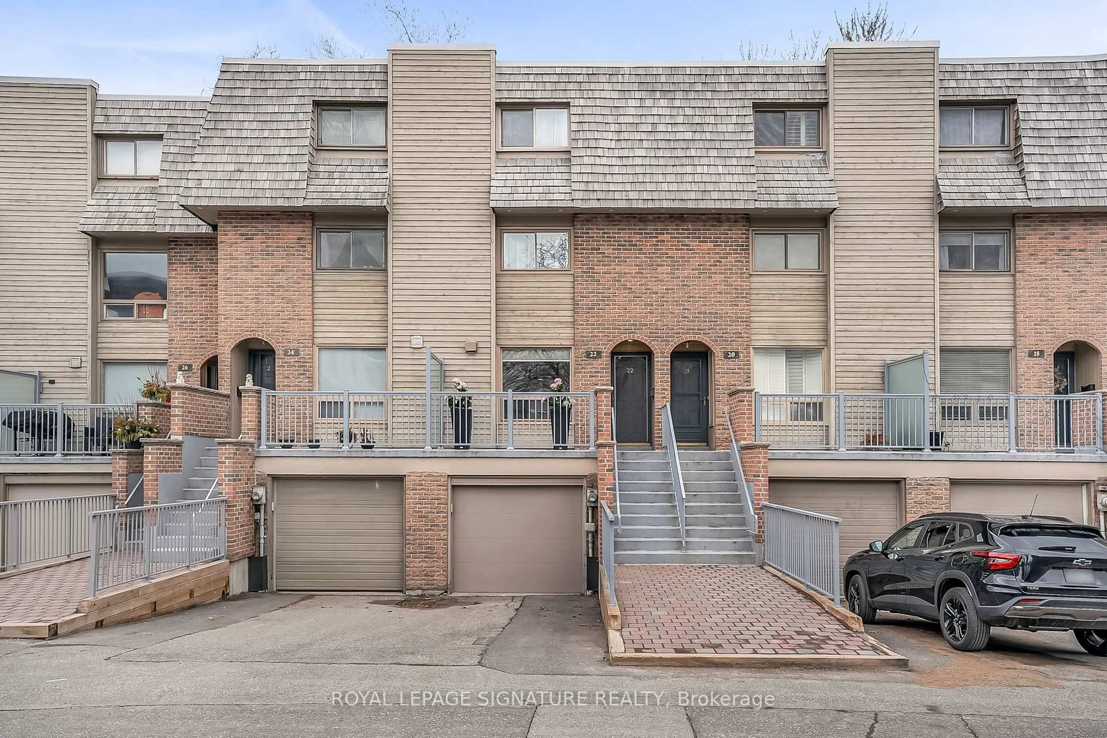Home with brick exterior material, street for 22 Dutch Myrtle Way, Toronto Ontario M3B 3K8