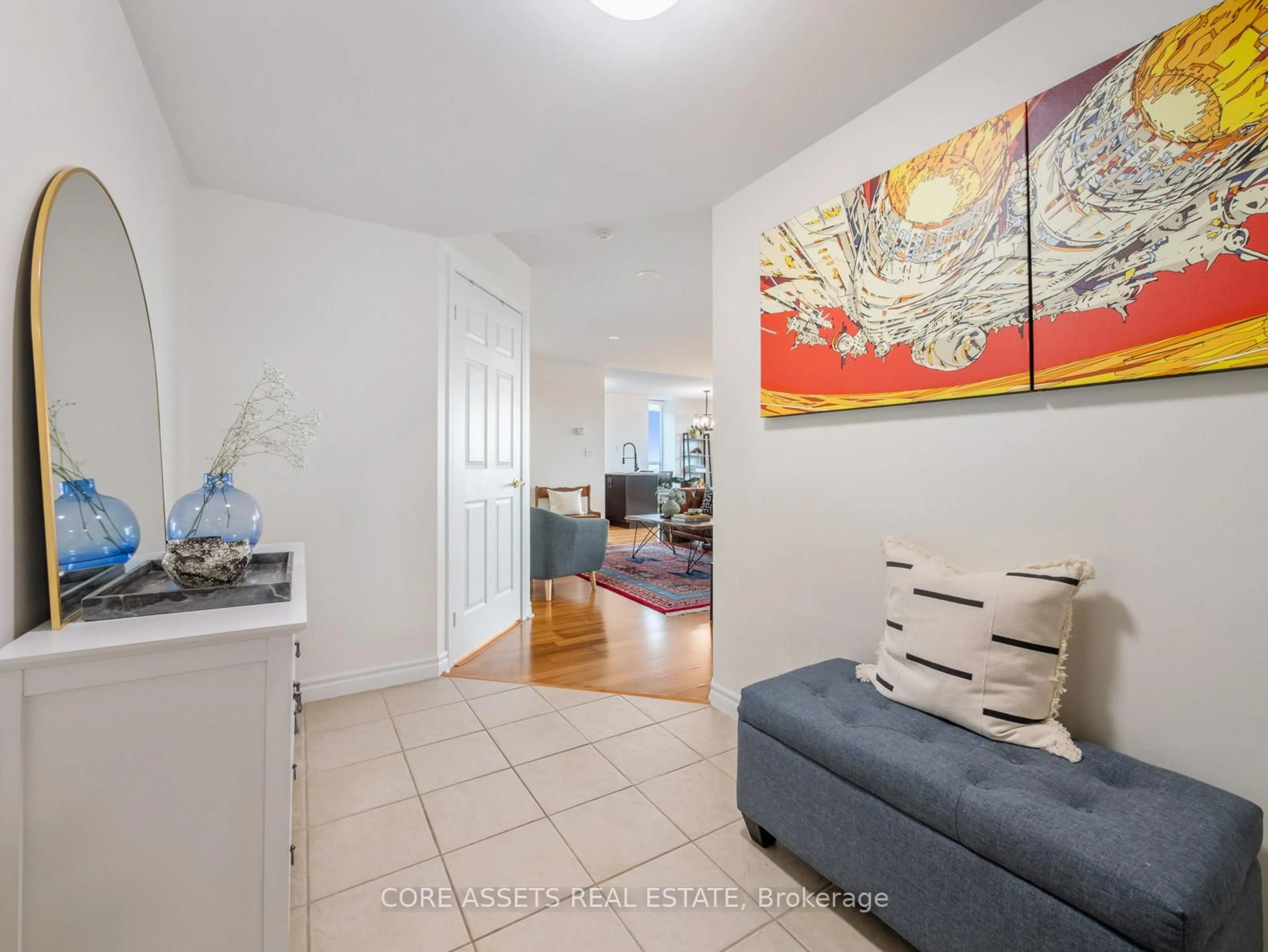 Indoor entryway for 18 Spring Garden Ave #2705, Toronto Ontario M2N 7M2