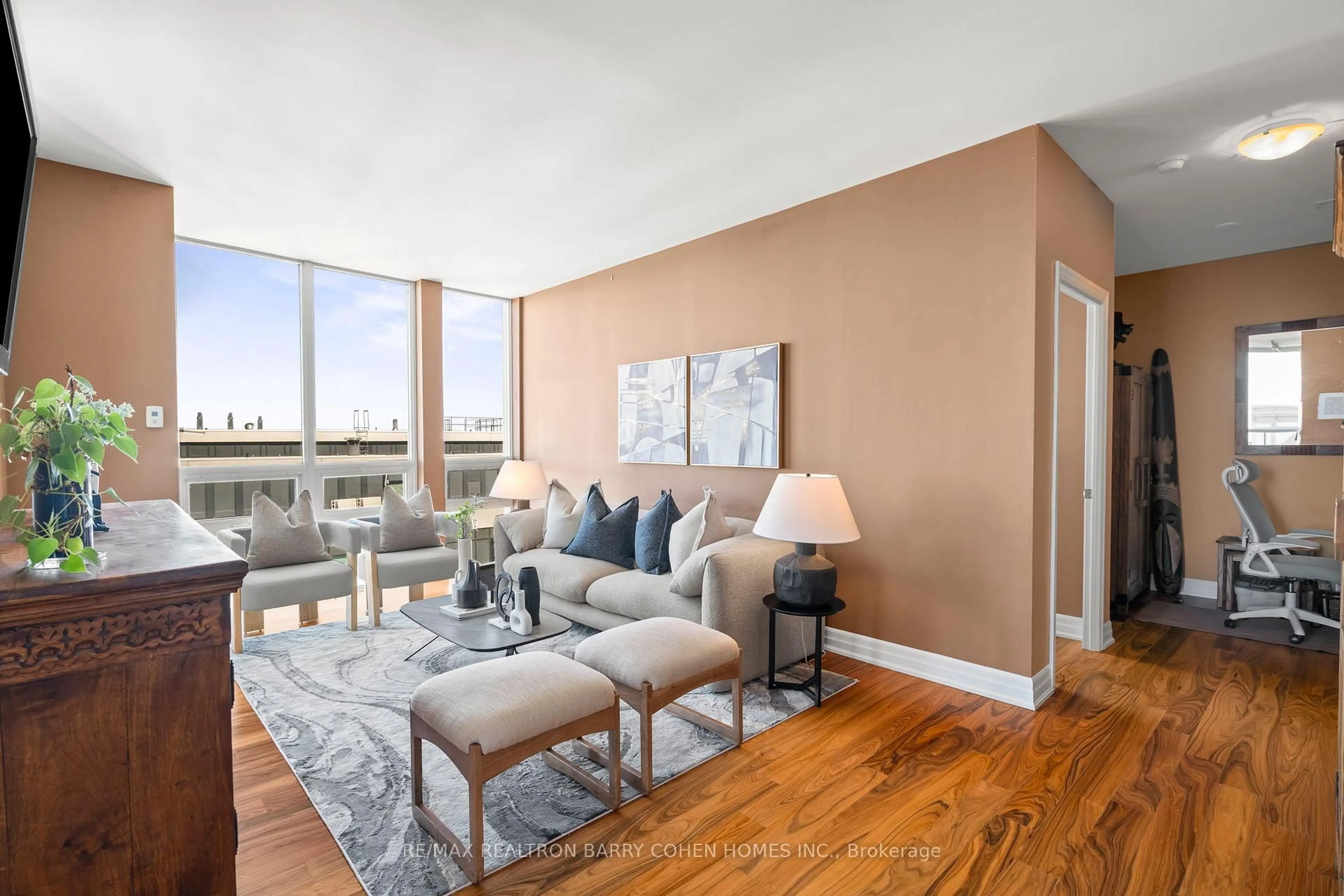 Living room with furniture, unknown for 500 St Clair Ave #2103, Toronto Ontario M6C 1A8