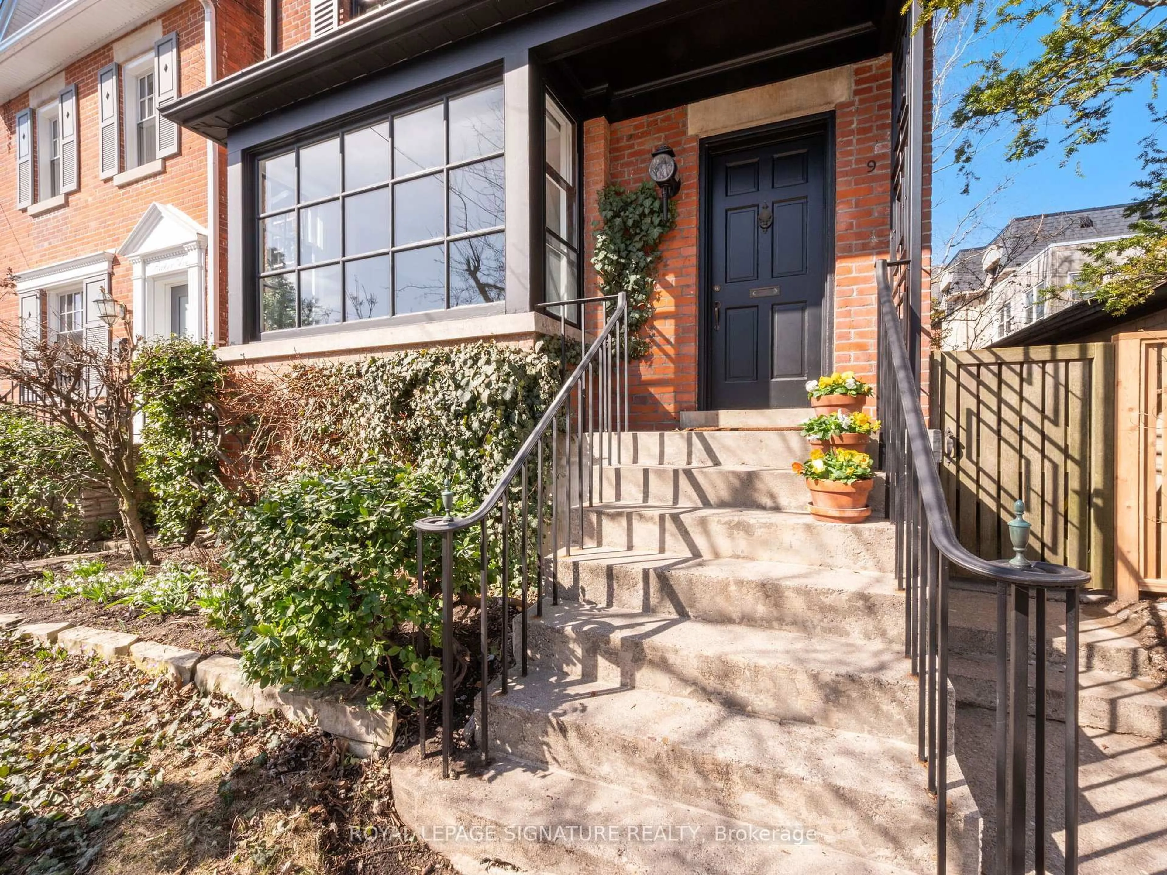 Home with brick exterior material, street for 9 Baker Ave, Toronto Ontario M4V 2A9