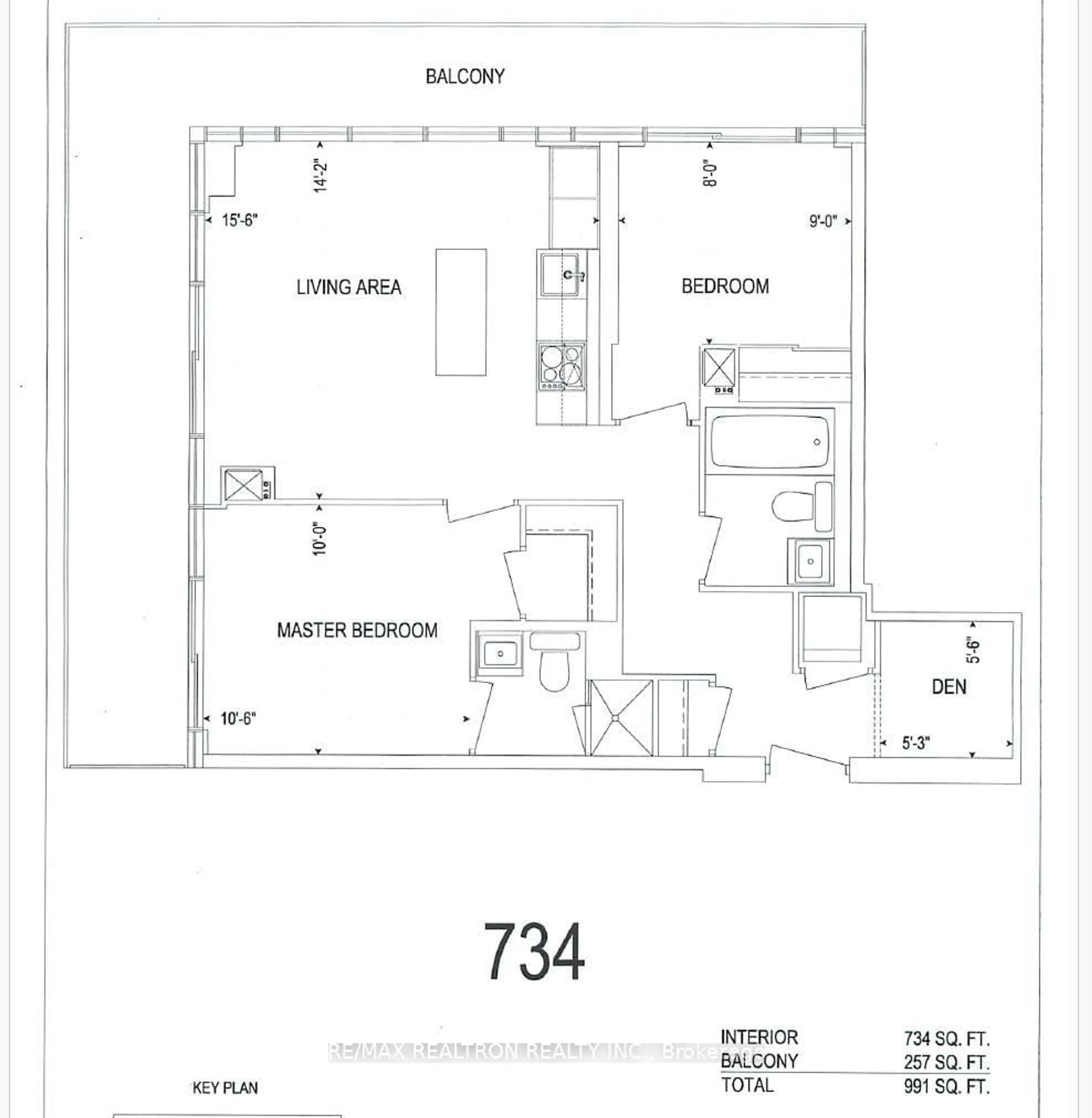 Floor plan for 8 Eglinton Ave #1002, Toronto Ontario M4P 1A6