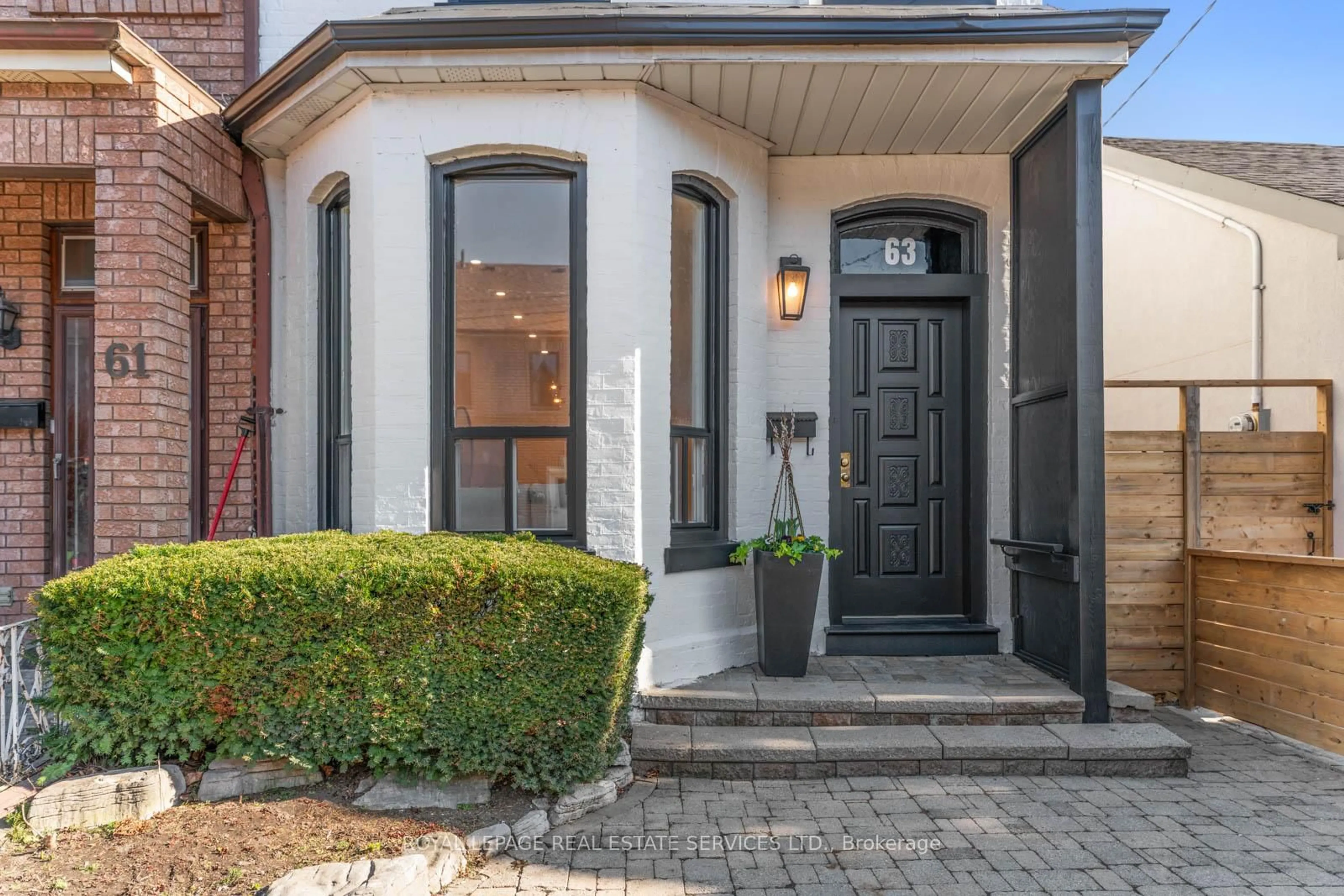 Home with brick exterior material, street for 63 Robinson St, Toronto Ontario M6J 1L4