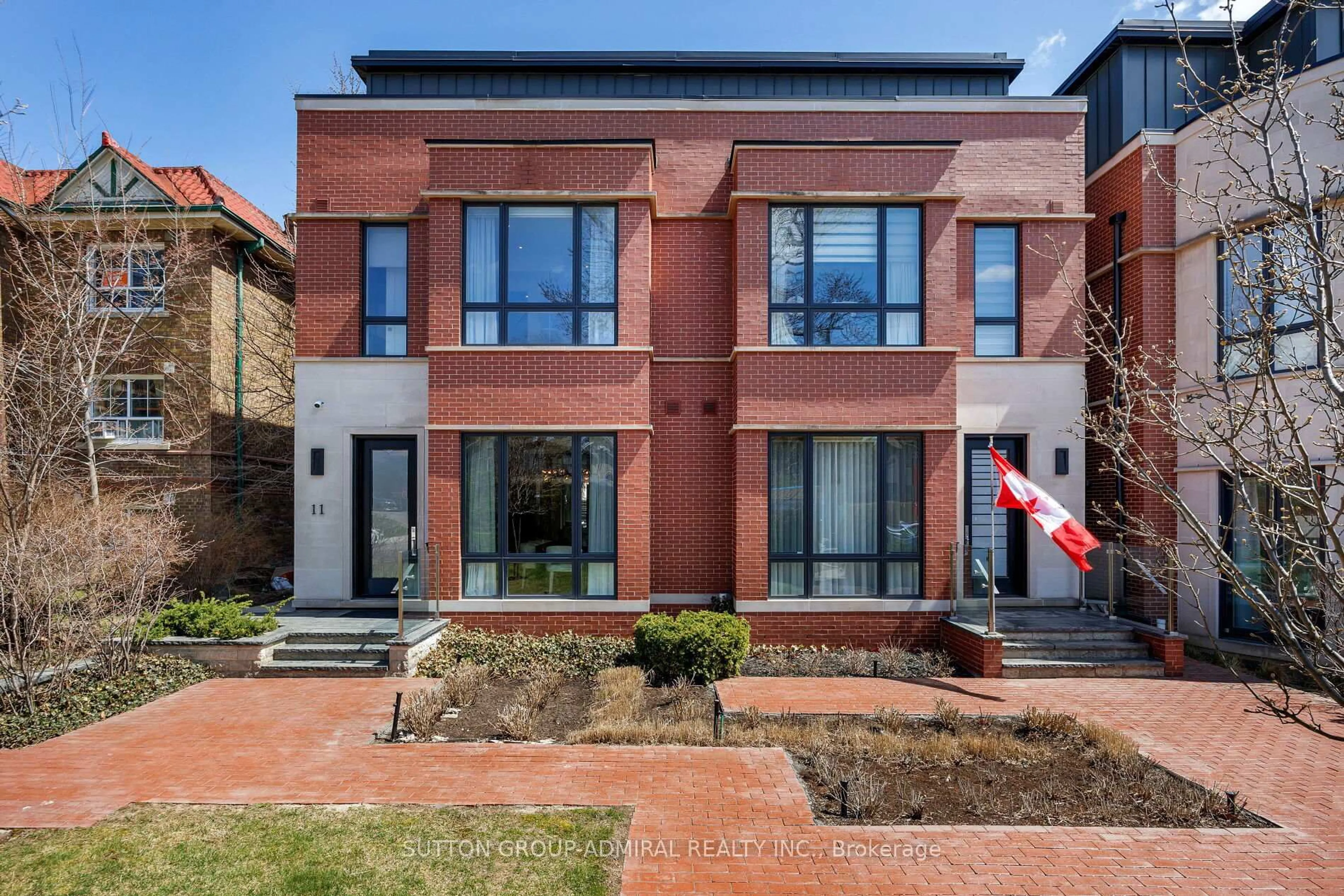 Home with brick exterior material, street for 11 Thurloe Ave, Toronto Ontario M4S 0B4