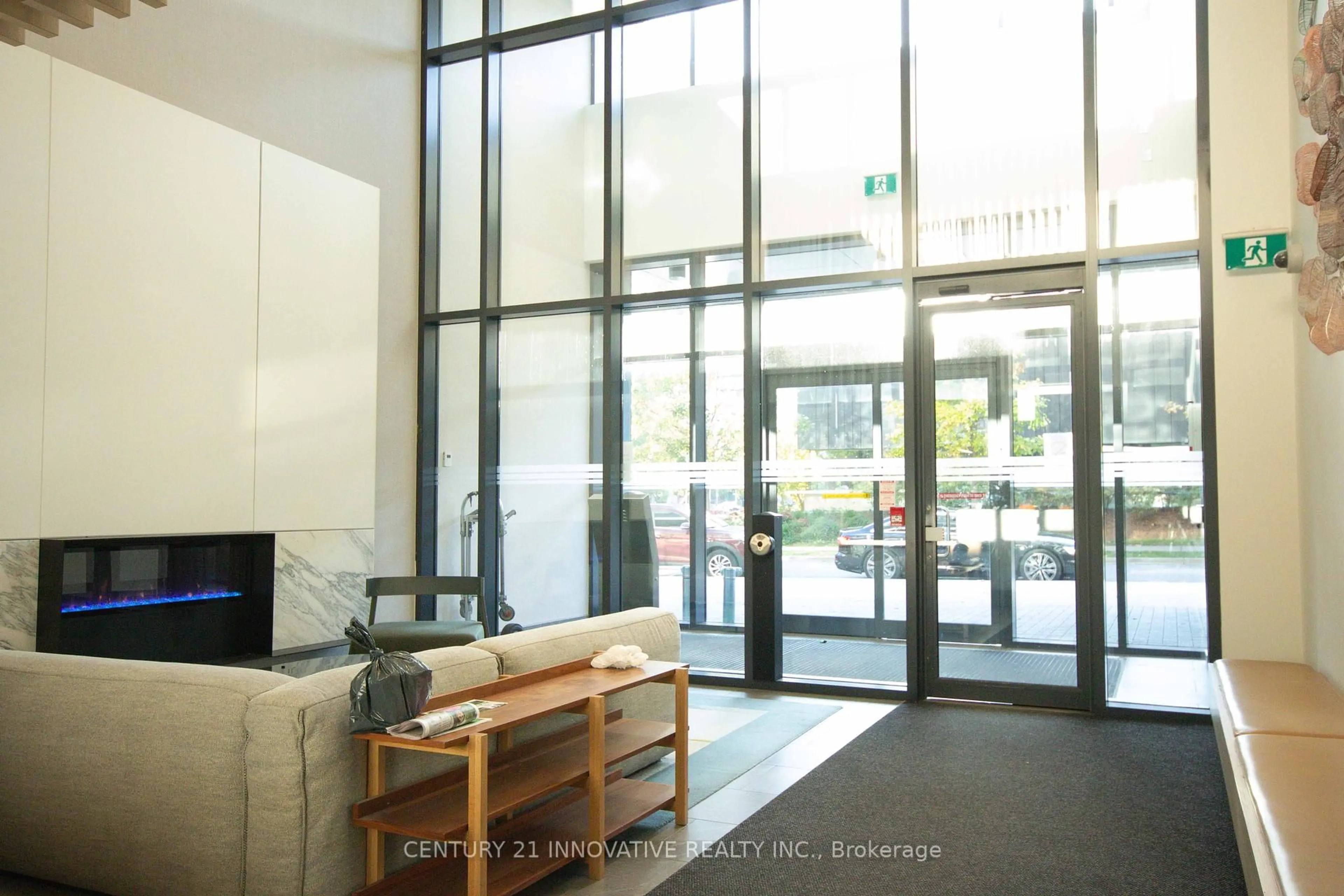 Indoor foyer for 225 Sumach St #1702, Toronto Ontario M5A 0P8
