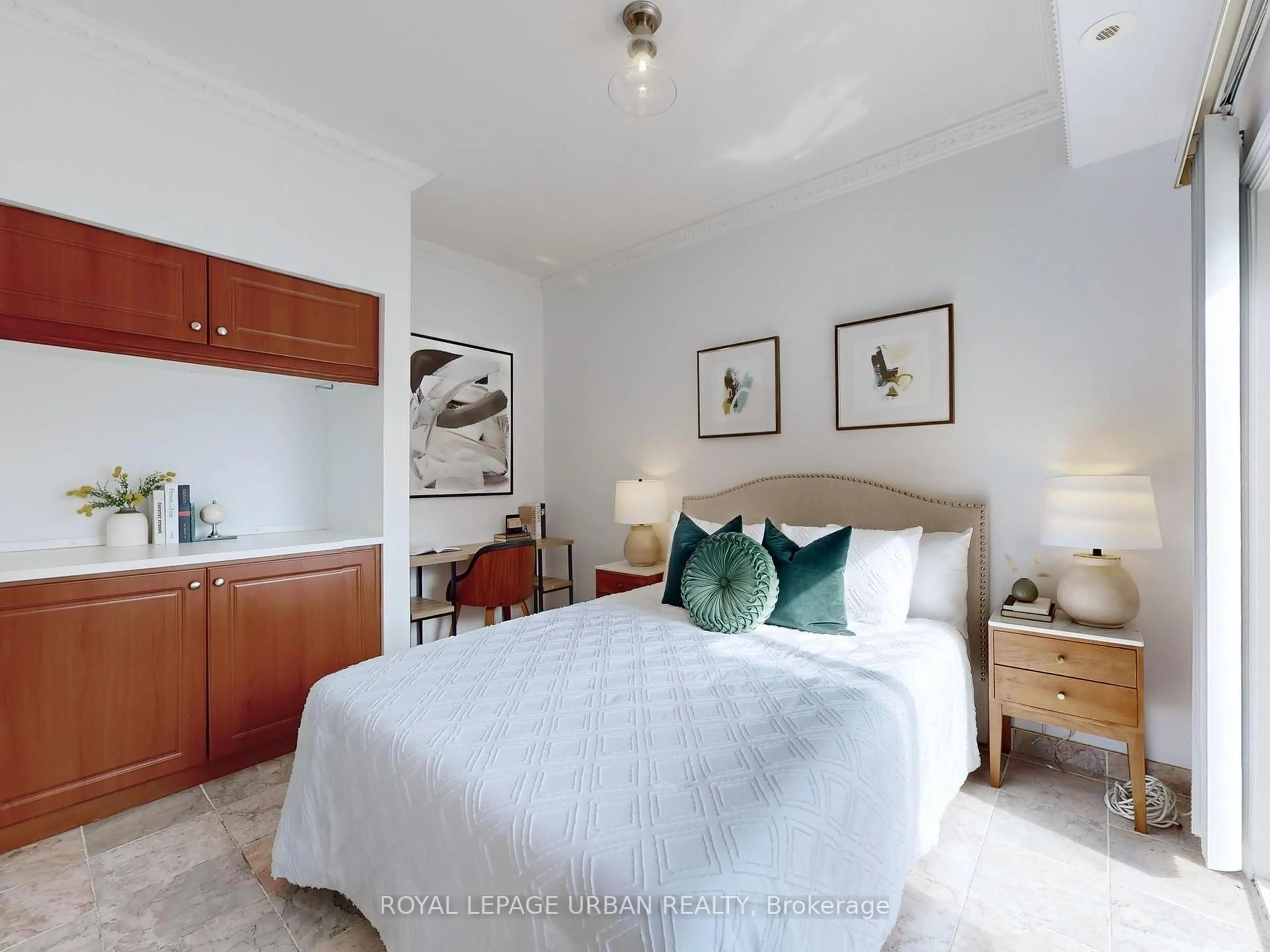 Bedroom with bed, unknown for 1837 Eglinton Ave #235, Toronto Ontario M4A 2Y4