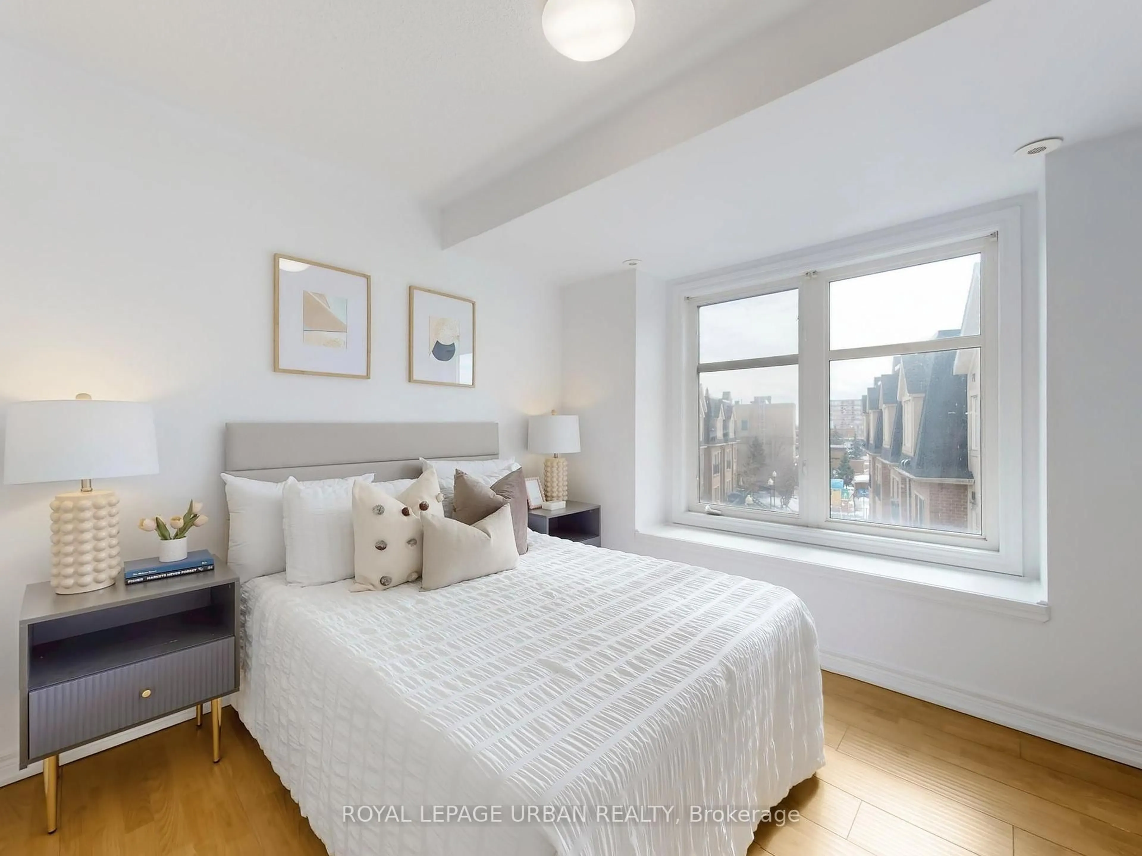 Bedroom with bed, unknown for 1837 Eglinton Ave #235, Toronto Ontario M4A 2Y4