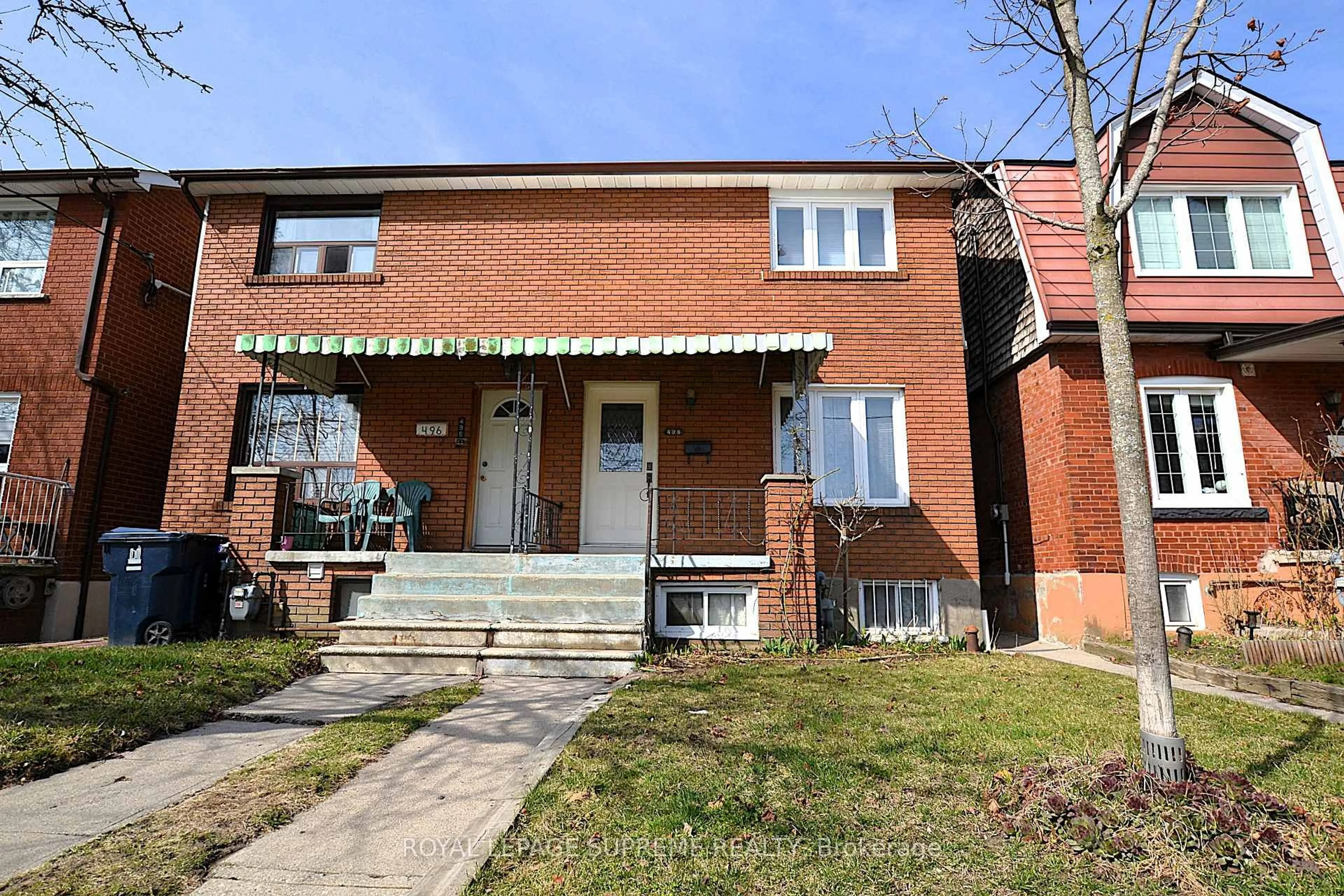 Home with brick exterior material, street for 498 Brock Ave, Toronto Ontario M6H 3N3