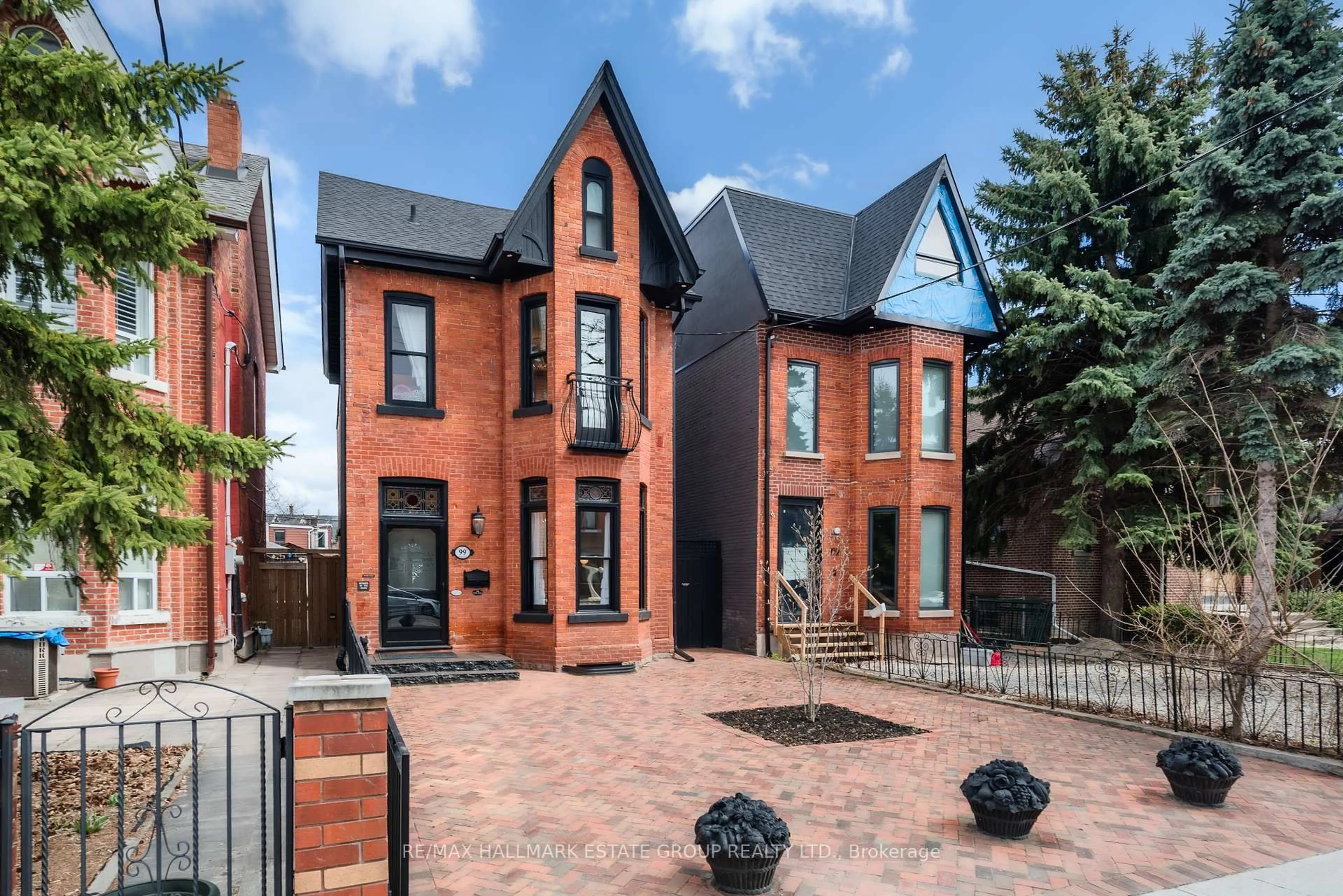 Home with brick exterior material, street for 99 Gladstone Ave, Toronto Ontario M6J 3L1