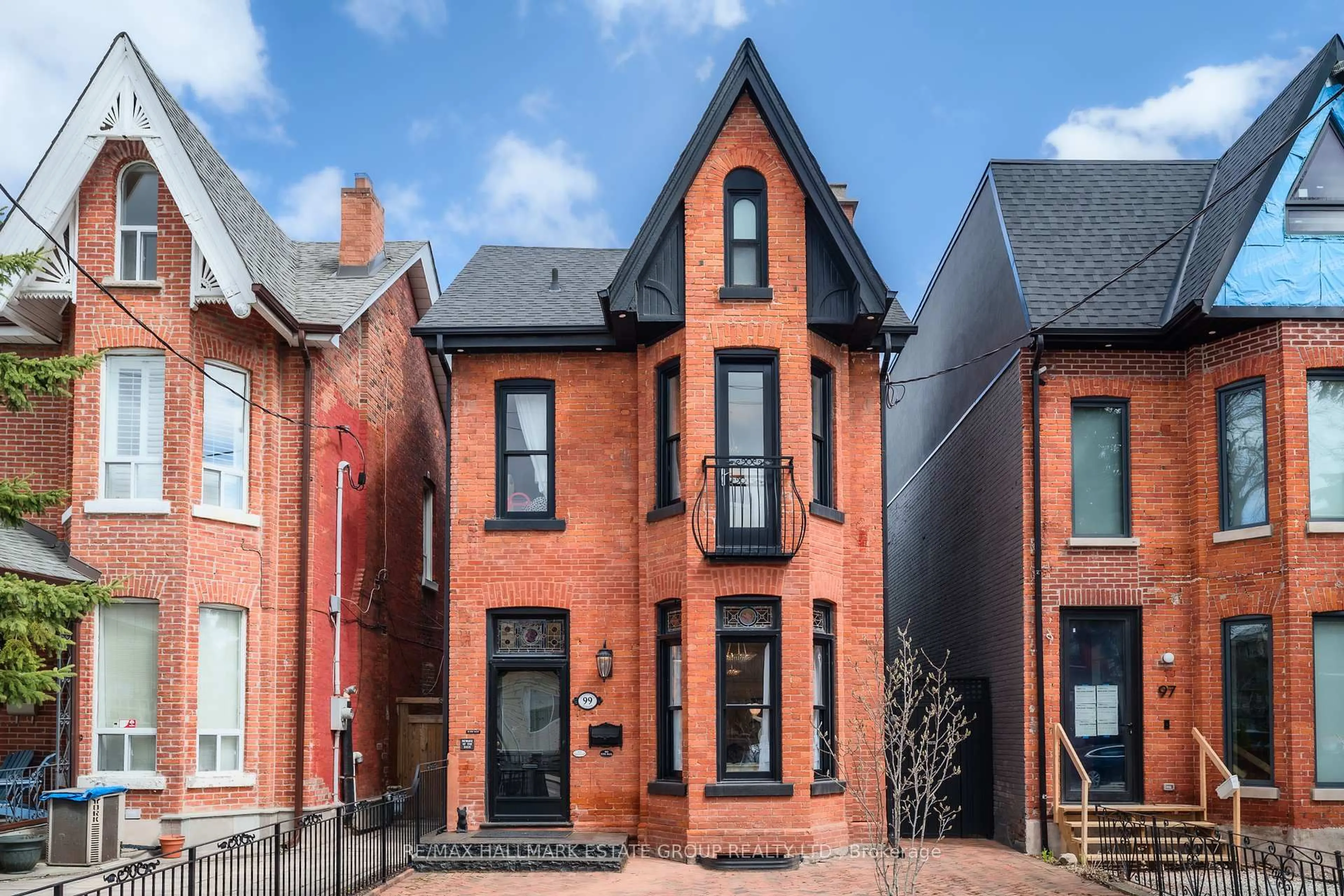 Home with brick exterior material, street for 99 Gladstone Ave, Toronto Ontario M6J 3L1