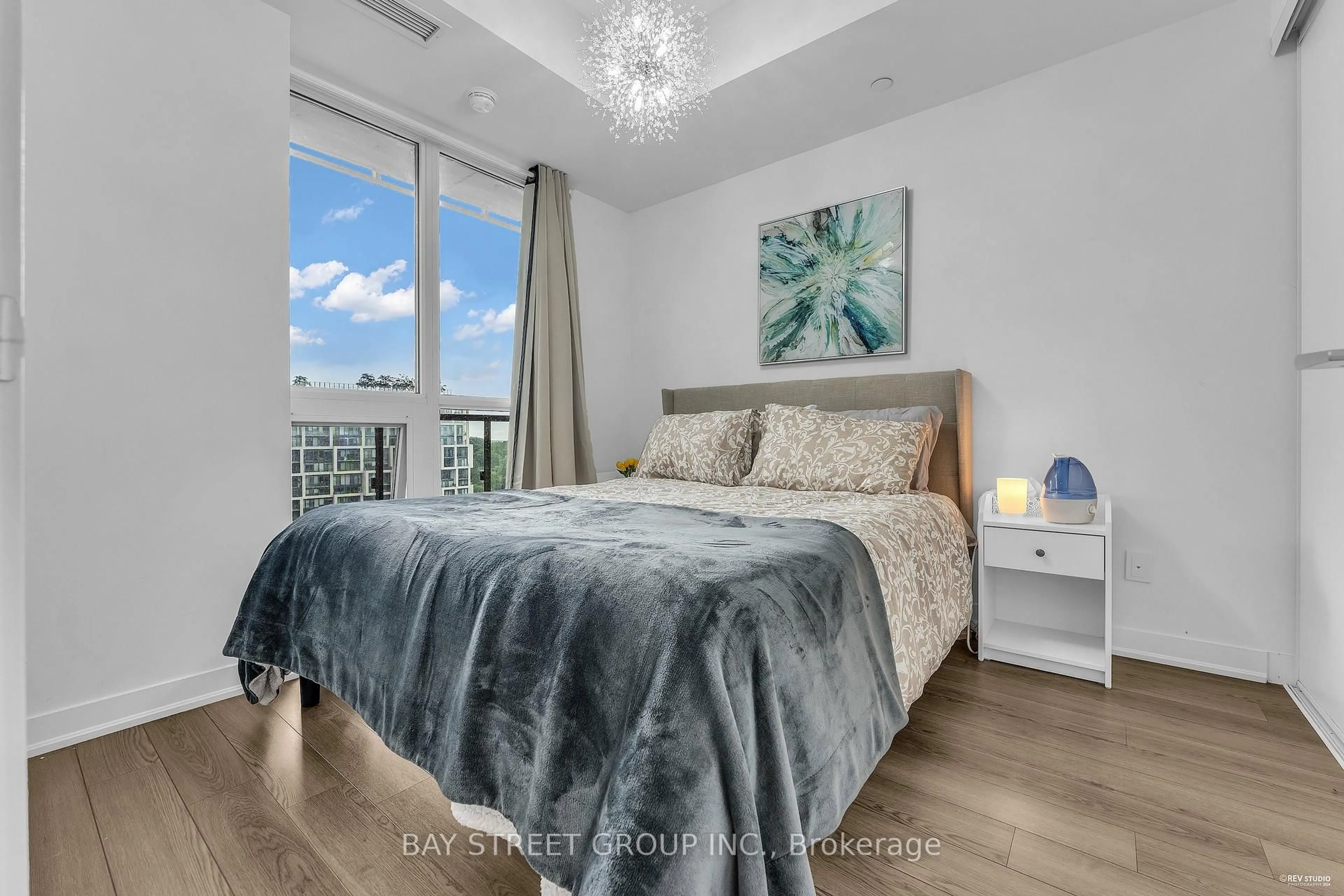 Bedroom with bed, unknown for 60 Berwick Ave #1201, Toronto Ontario M5P 0A3