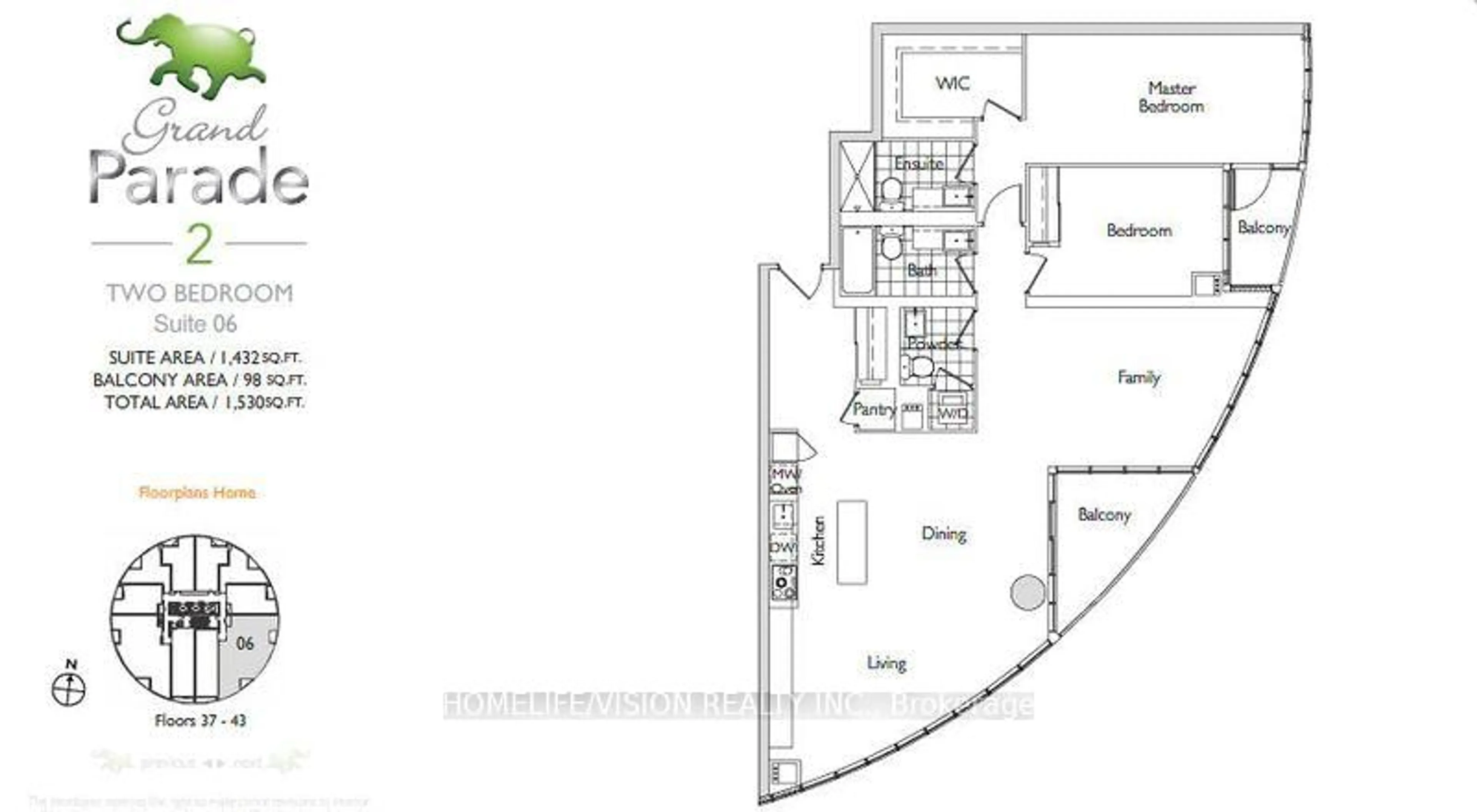 Floor plan for 21 Iceboat Terr #4806, Toronto Ontario M5V 4A9