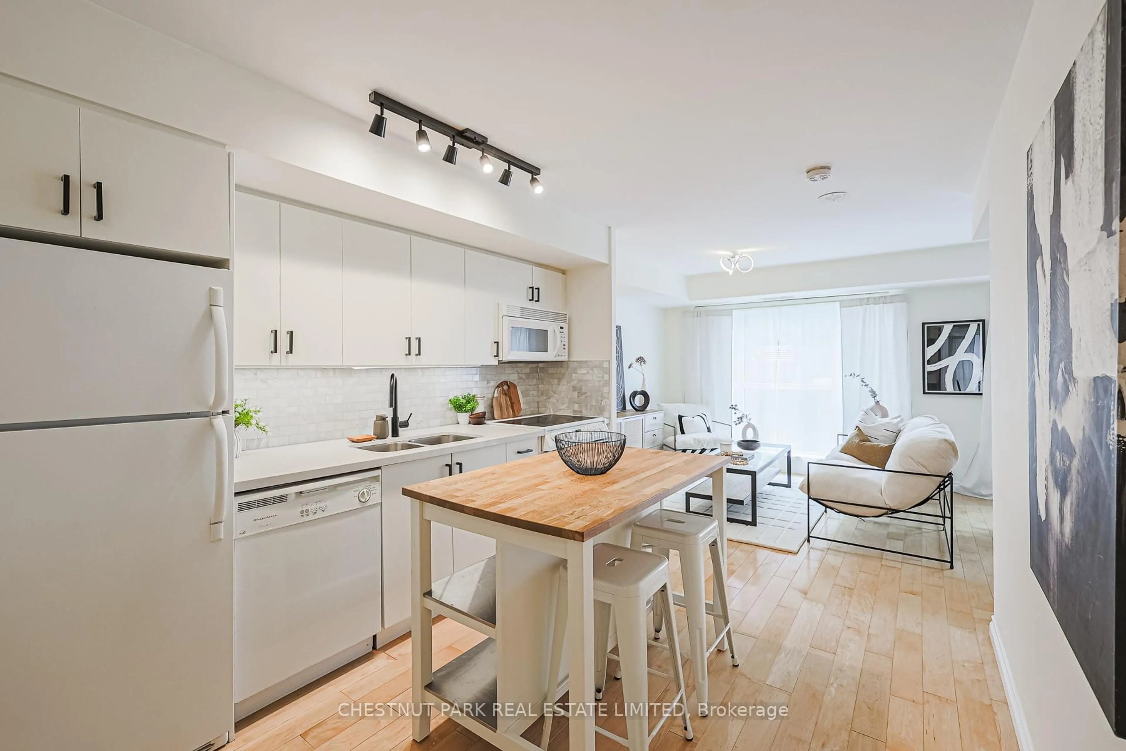 Open concept kitchen, unknown for 18 Beverley St #218, Toronto Ontario M5T 3L2