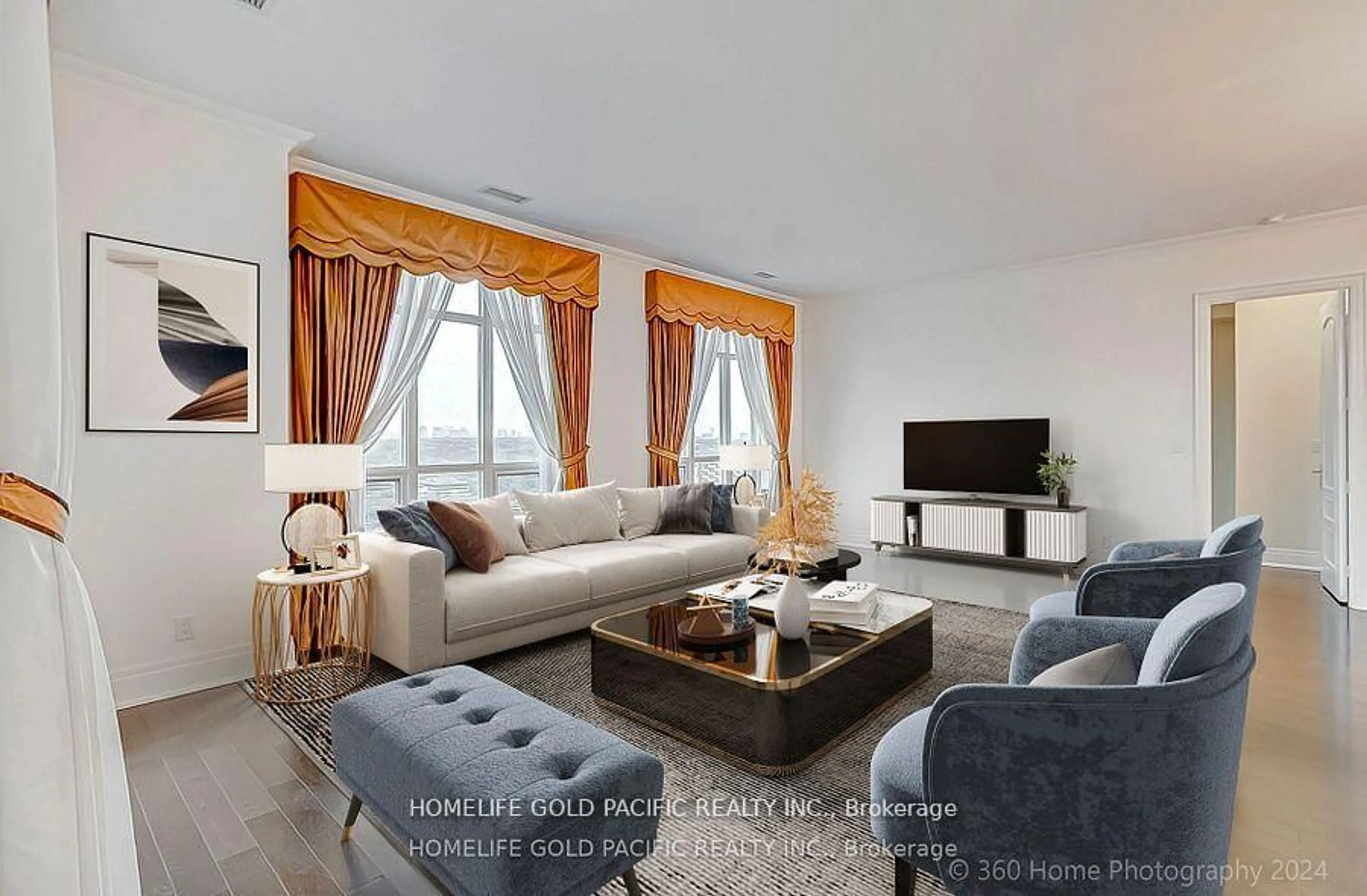 Living room with furniture, unknown for 10 Bloorview Pl #2102, Toronto Ontario M2J 0B1
