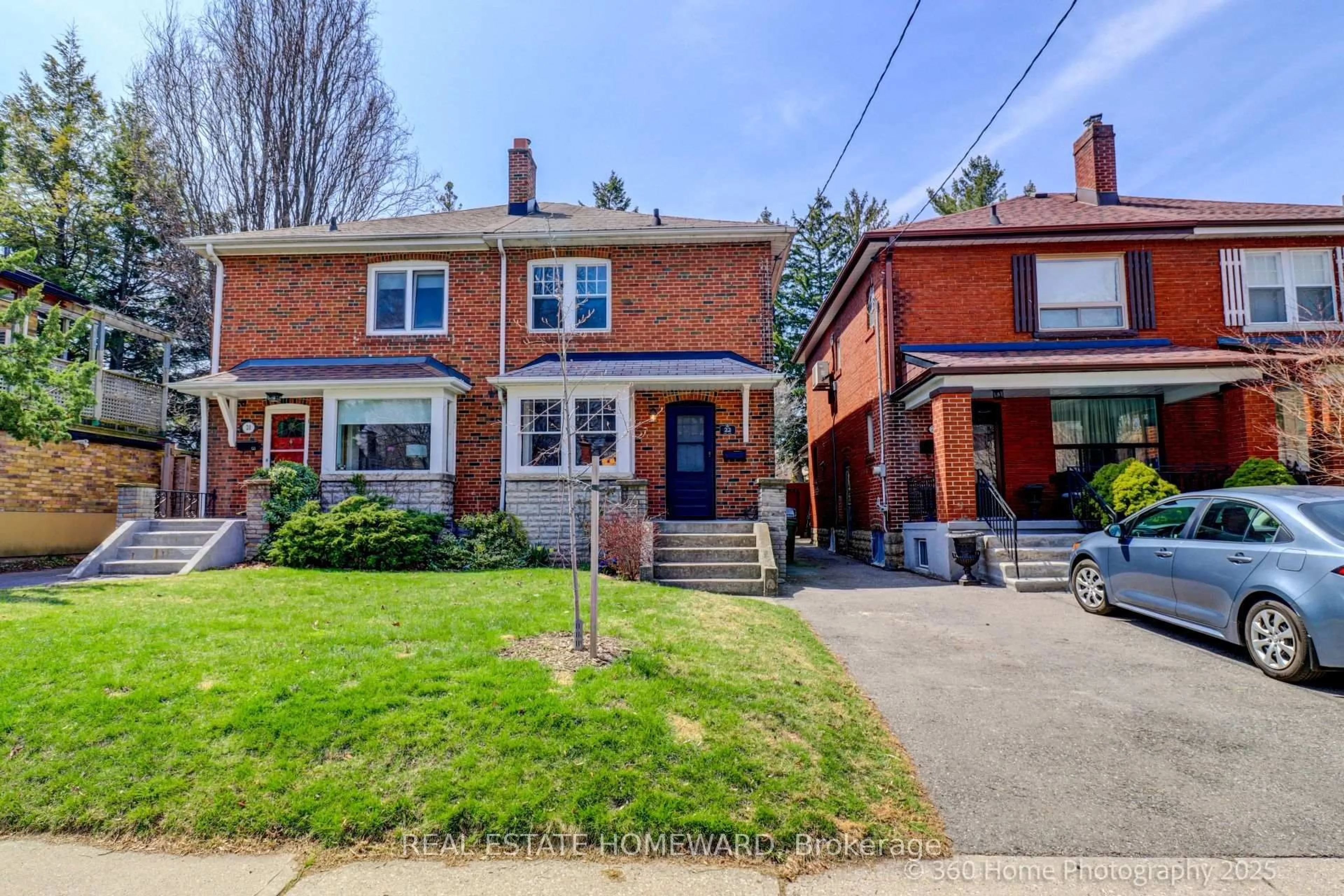 Home with brick exterior material, street for 22 Banff Rd, Toronto Ontario M4S 2V5