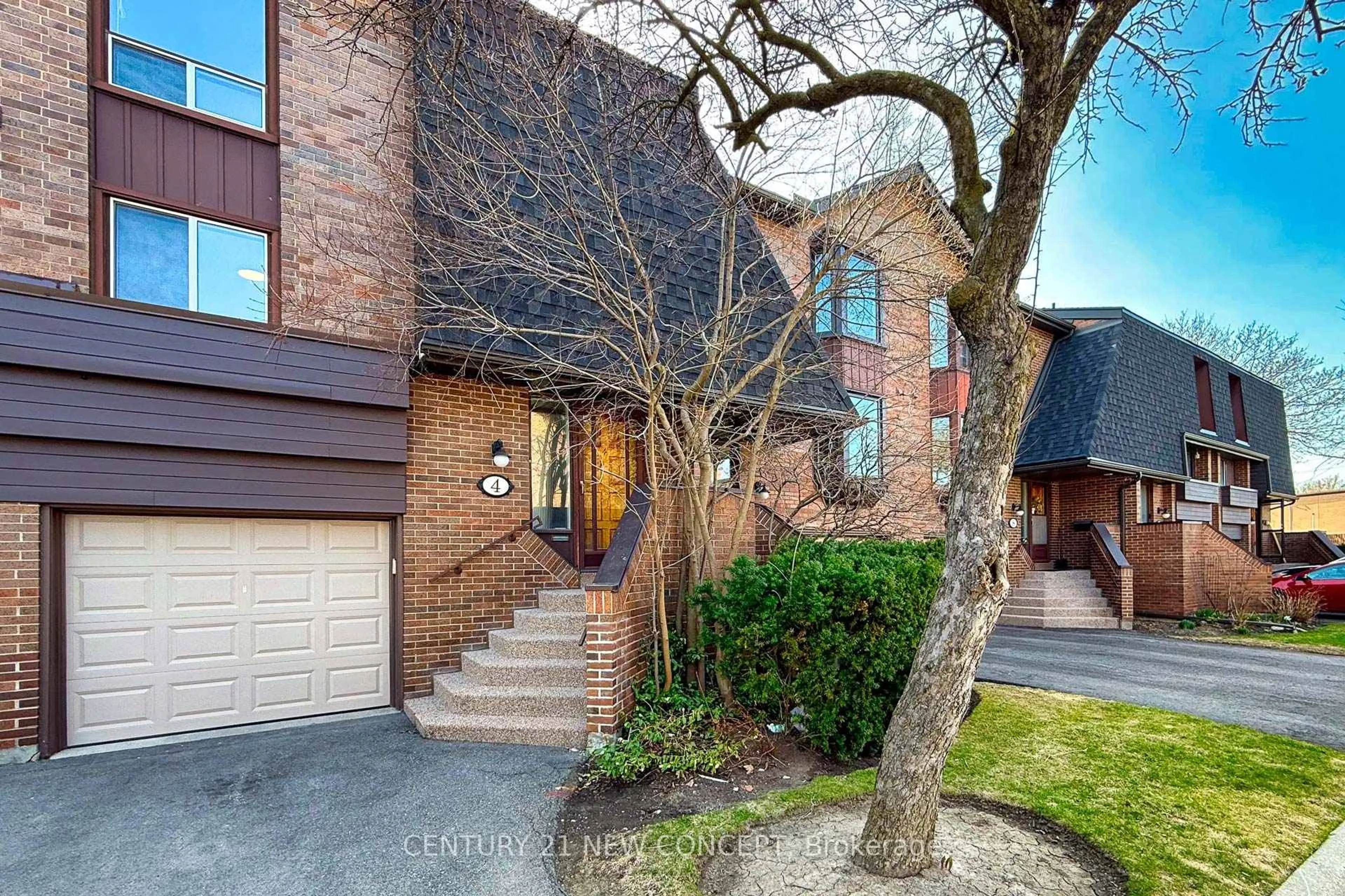 Home with brick exterior material, street for 4 Texas Rose Way, Toronto Ontario M2N 5Z2
