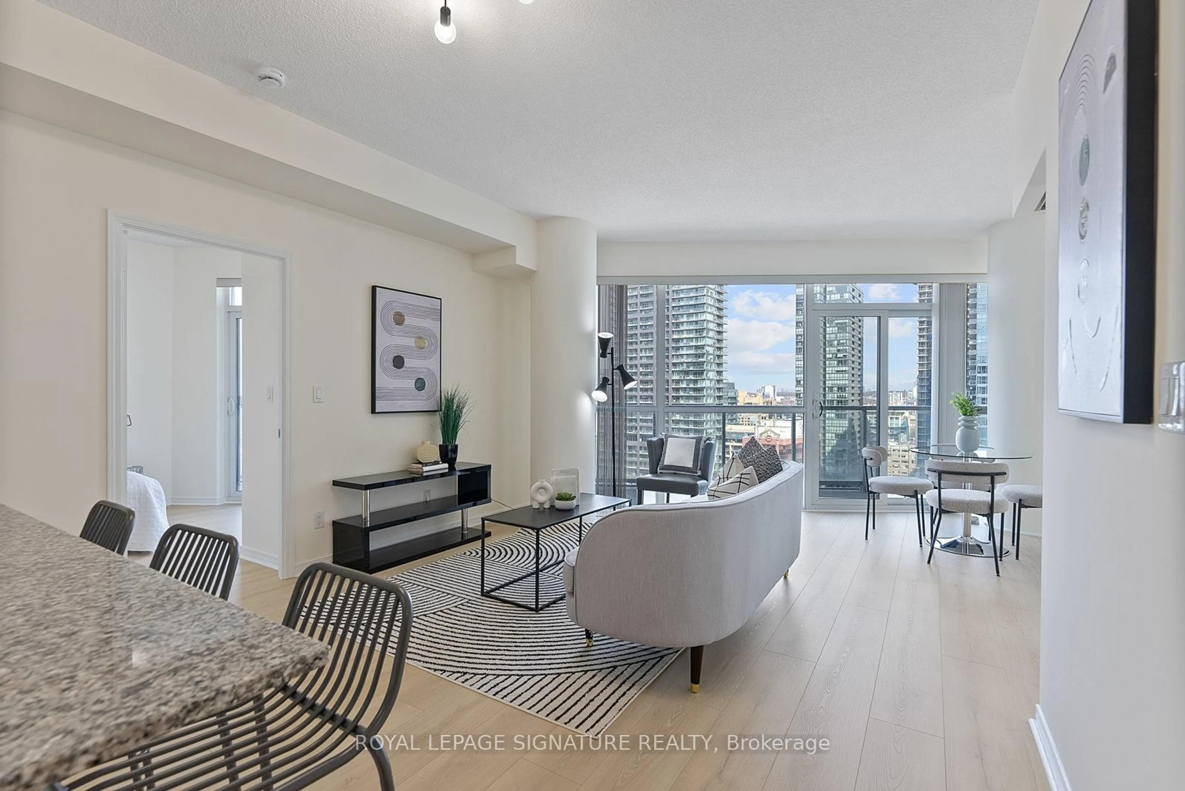 Living room with furniture, unknown for 352 Front St #2215, Toronto Ontario M5V 1B5