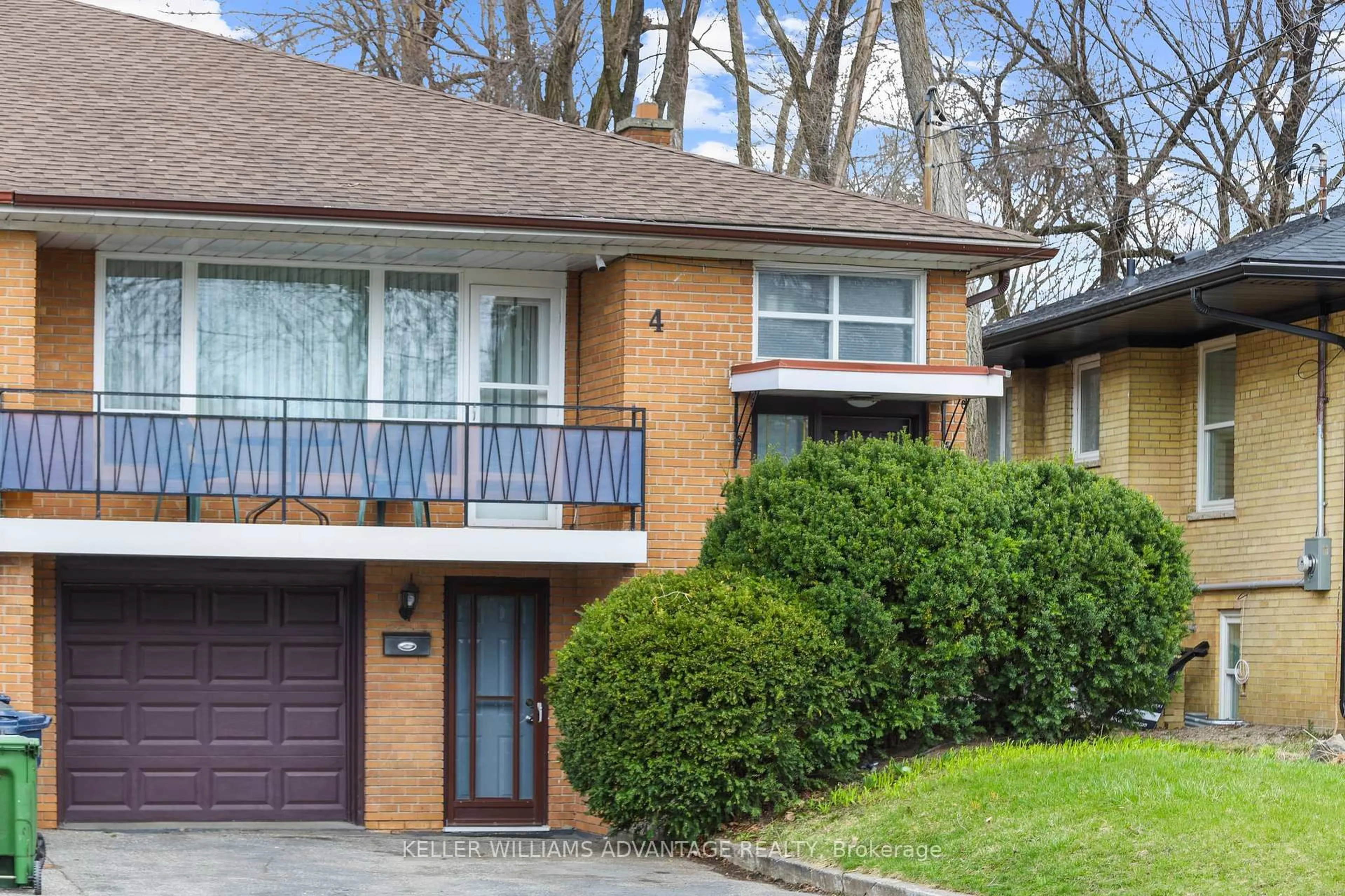 Home with brick exterior material, street for 4 Carscadden Dr, Toronto Ontario M2R 2A7