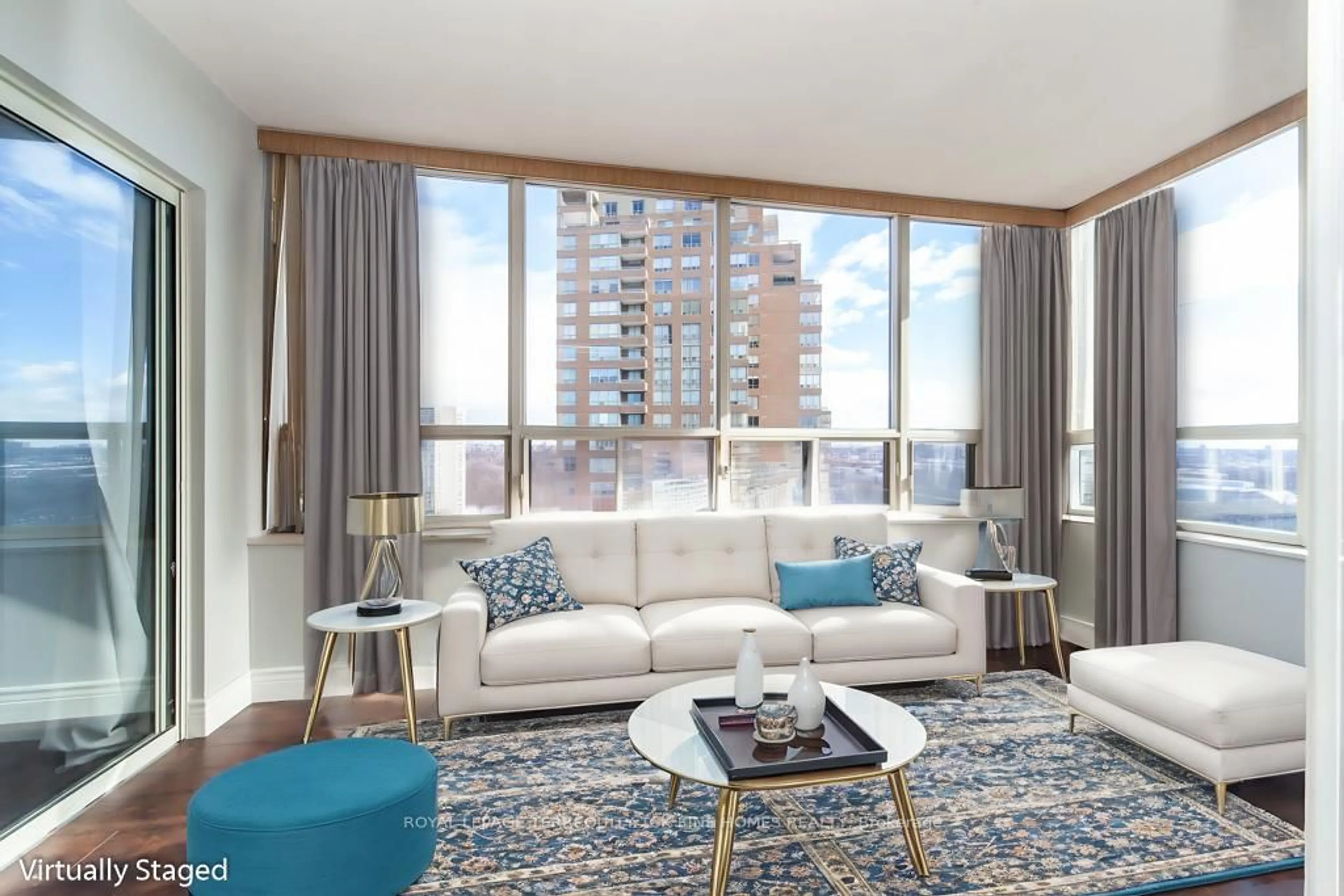 Living room with furniture, unknown for 215 Wynford Dr #1905, Toronto Ontario M3C 3P5
