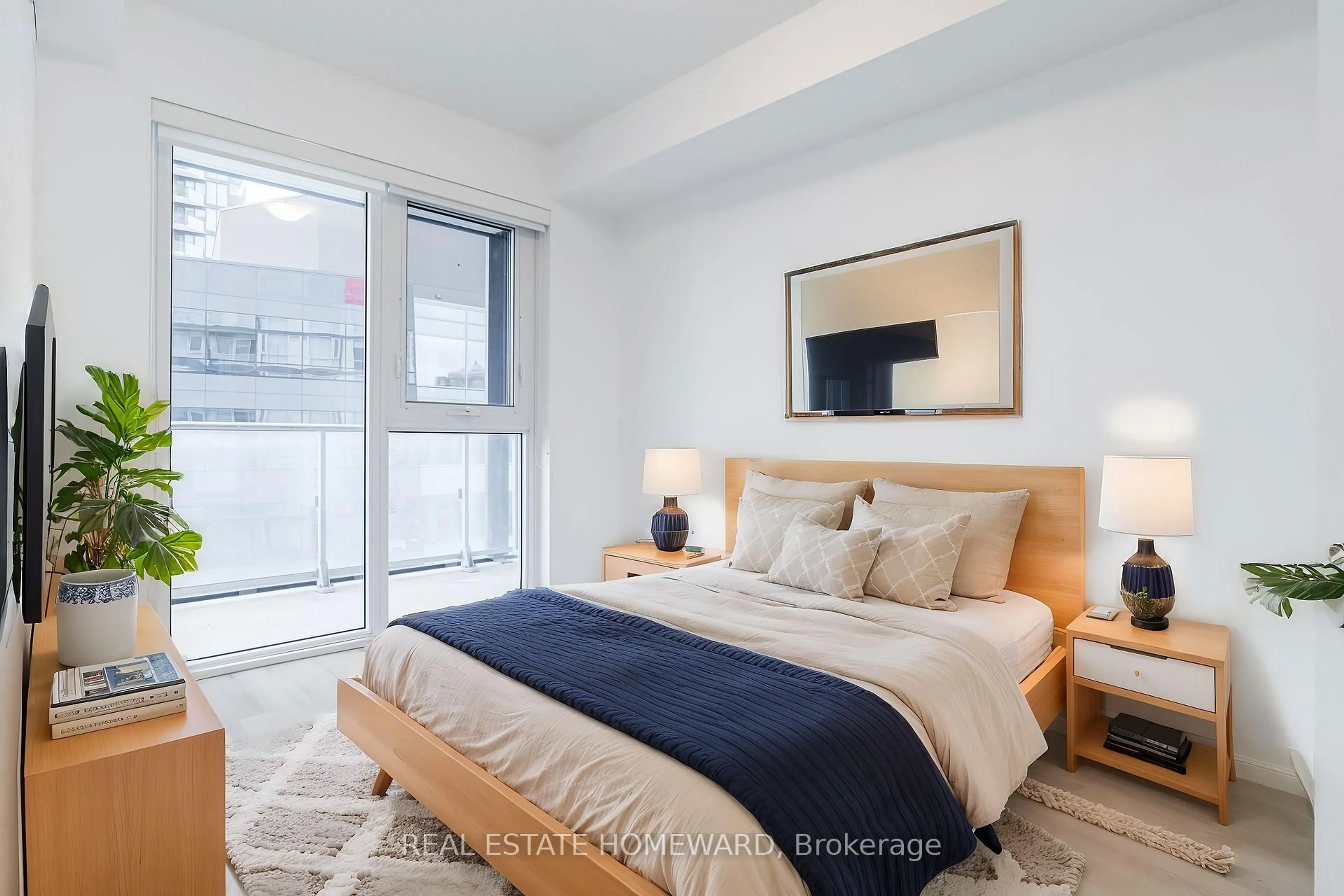 Bedroom with bed, unknown for 5180 Yonge St #1003, Toronto Ontario M2N 0K5