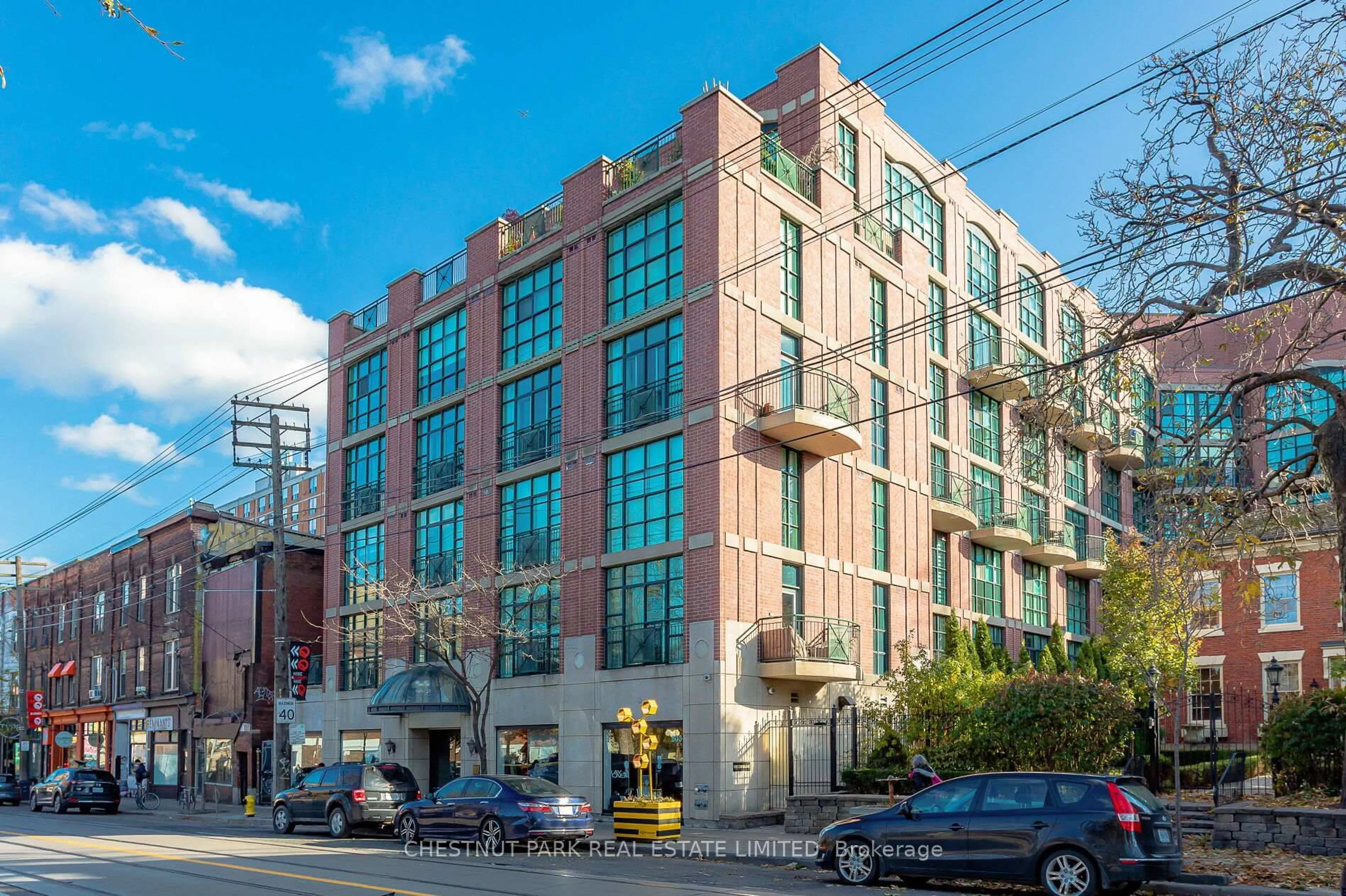 Home with brick exterior material, building for 901 Queen St #228, Toronto Ontario M6J 3X4