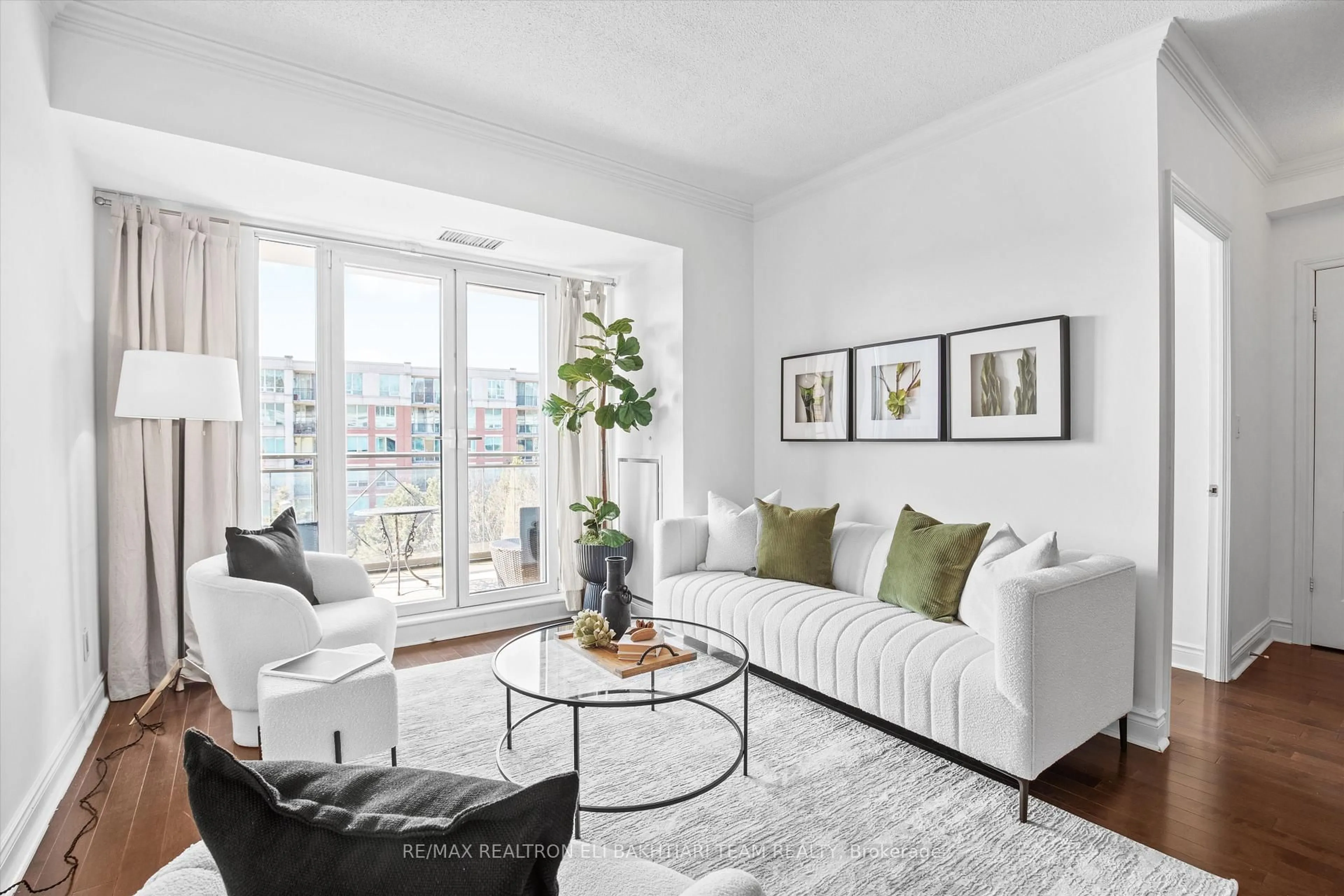 Living room with furniture, unknown for 11 William Carson Cres #618, Toronto Ontario M2P 2G1