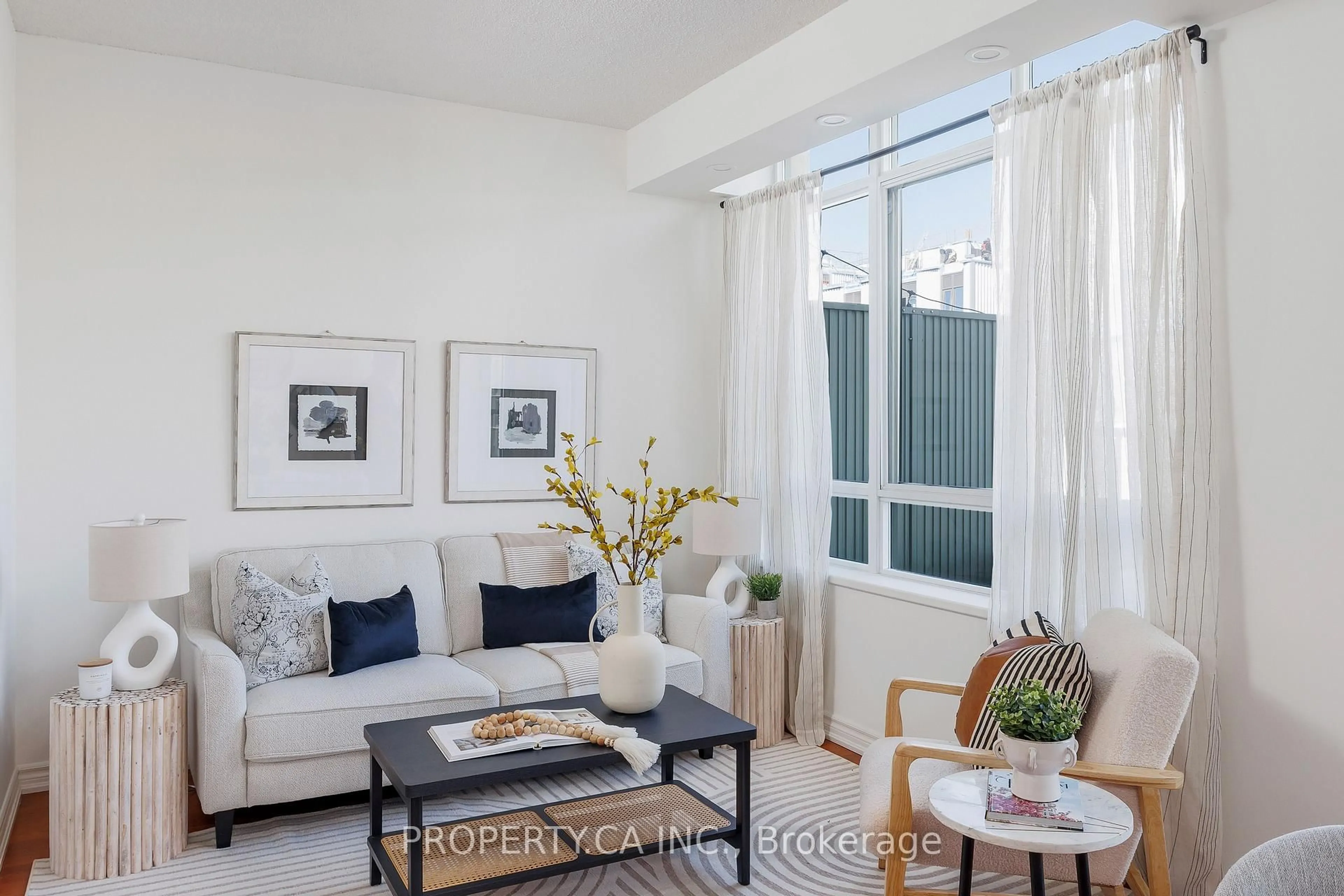 Living room with furniture, unknown for 70 Mill St ##Ph06, Toronto Ontario M5A 4R1