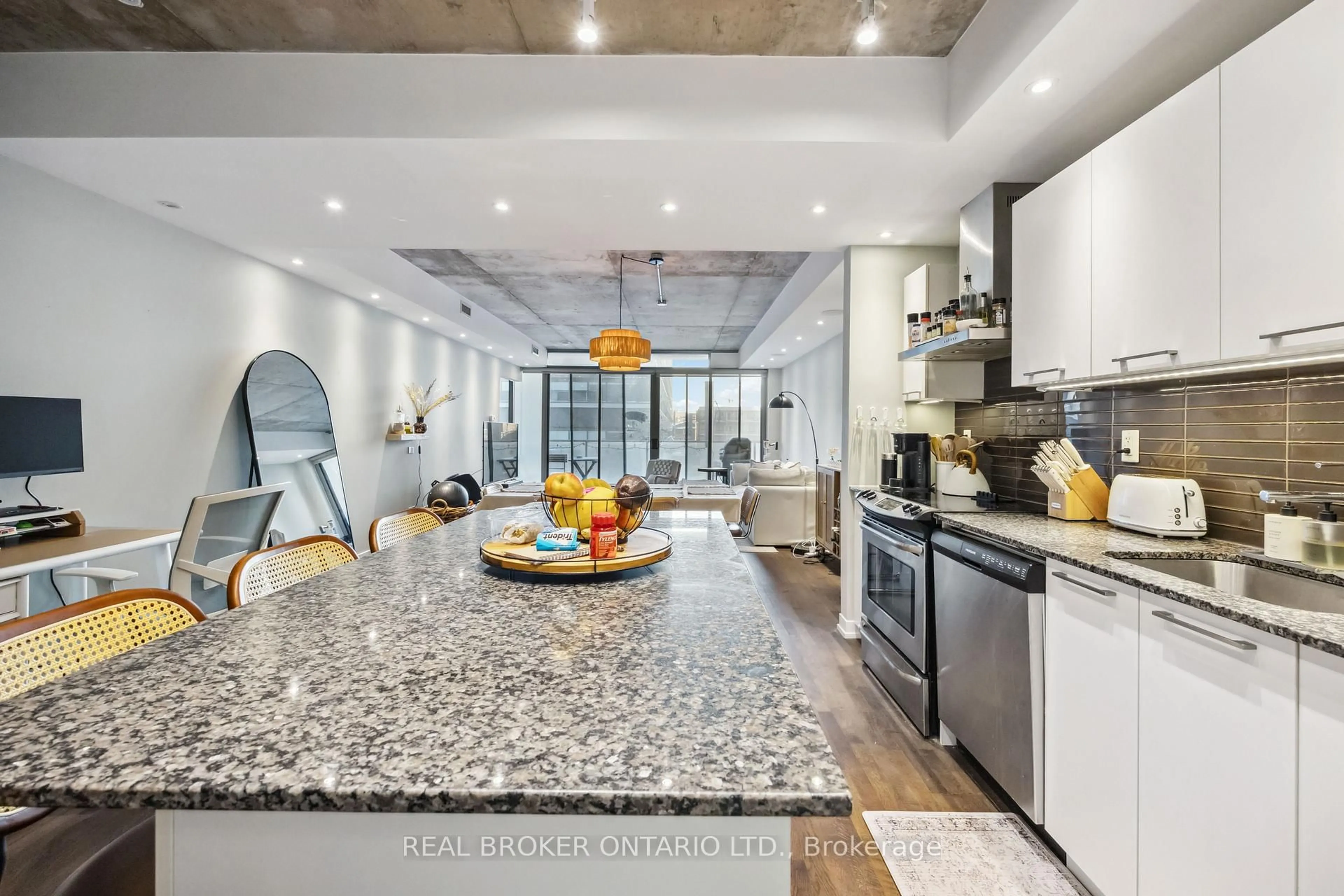 Open concept kitchen, unknown for 95 Bathurst St #222, Toronto Ontario M5V 0H7