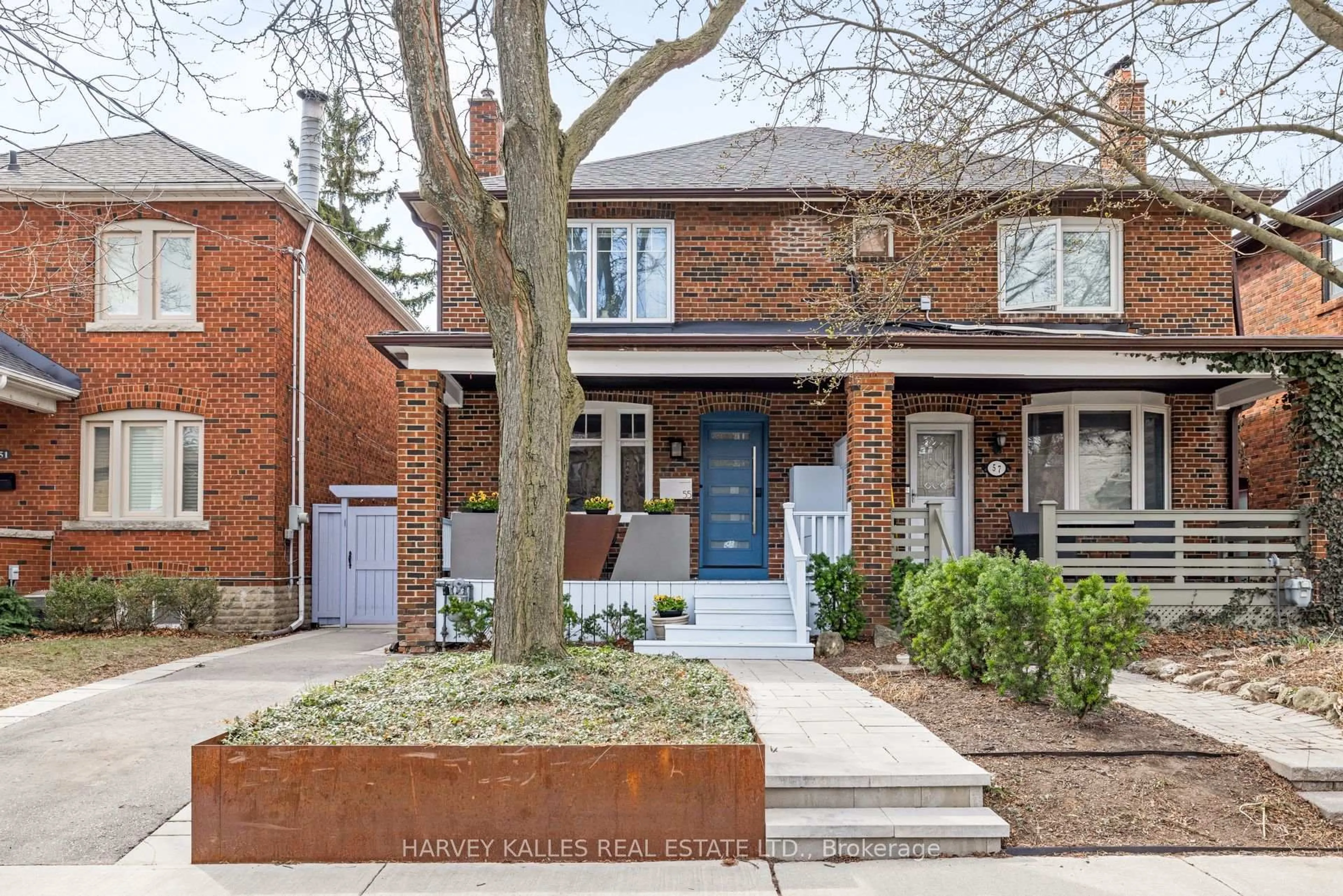 Home with brick exterior material, street for 55 Glengarry Ave, Toronto Ontario M5M 1C8
