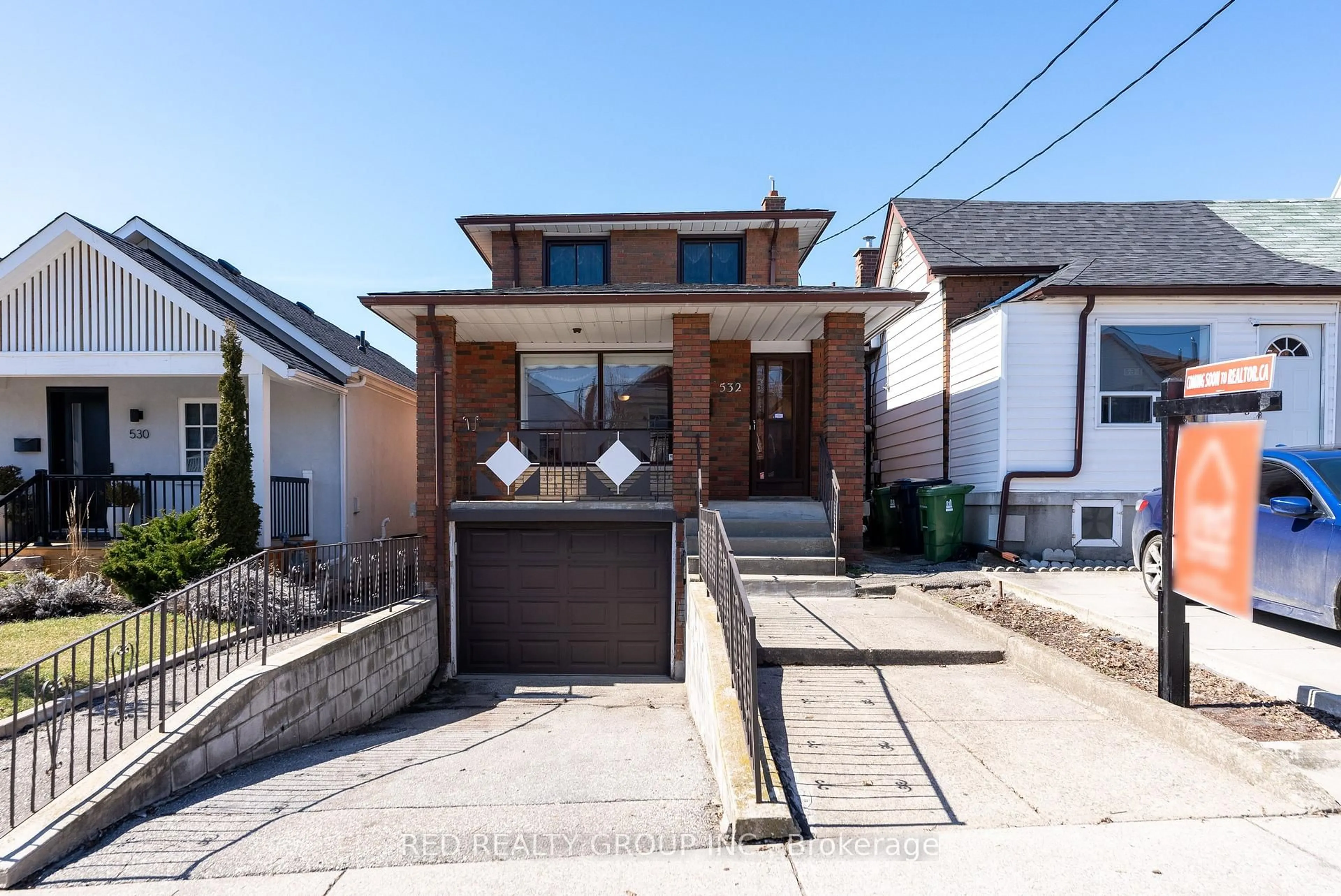 Home with brick exterior material, street for 532 Westmount Ave, Toronto Ontario M6E 3N7