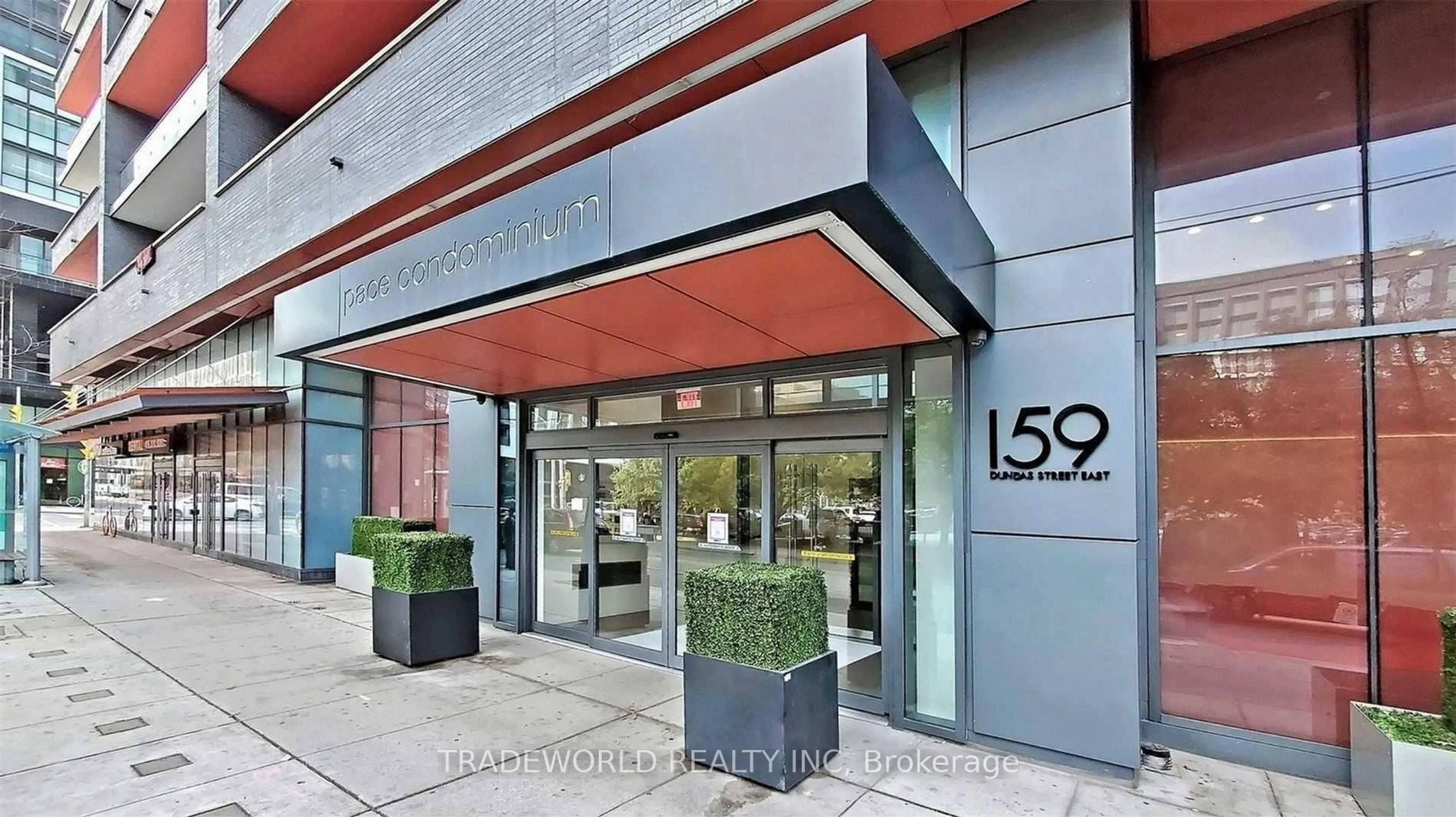 Indoor foyer for 159 Dundas St #1503, Toronto Ontario M5B 0A9