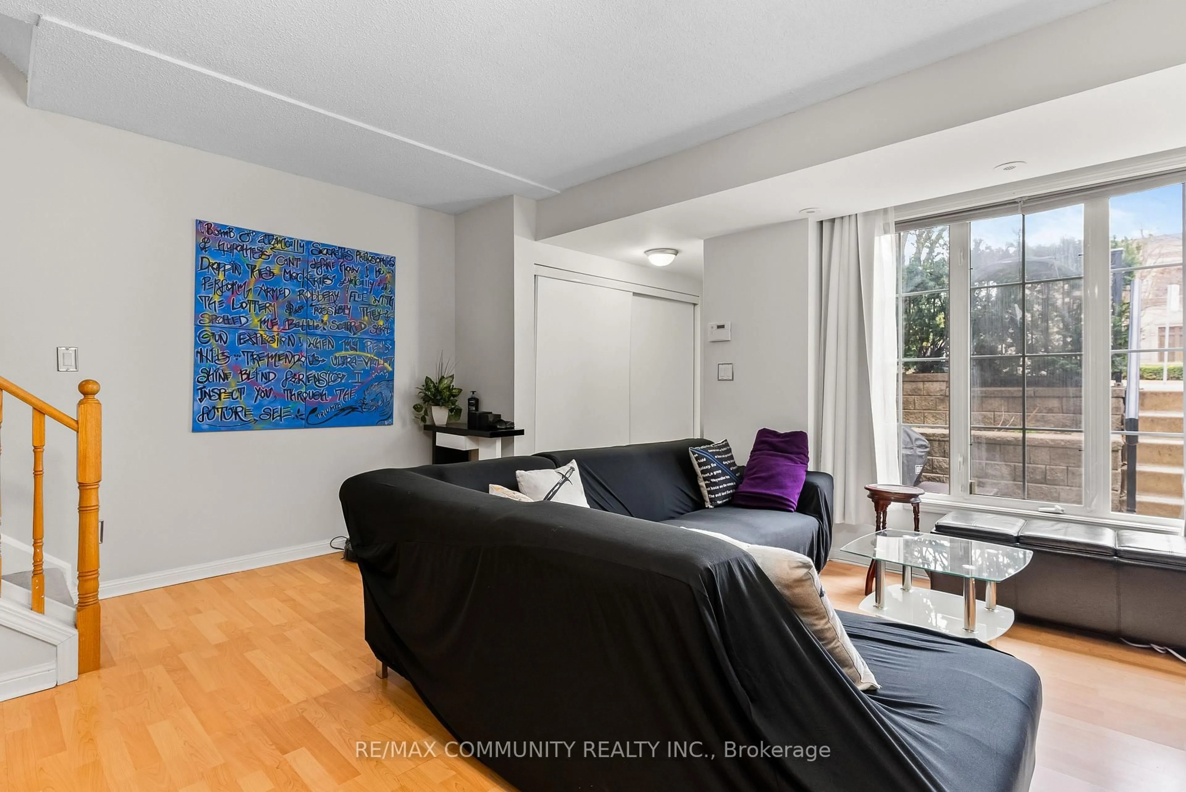 Living room with furniture, unknown for 3 Everson Dr #102, Toronto Ontario M2N 7C2