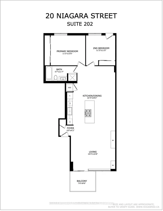 Property image - 20 Niagara St Unit 202