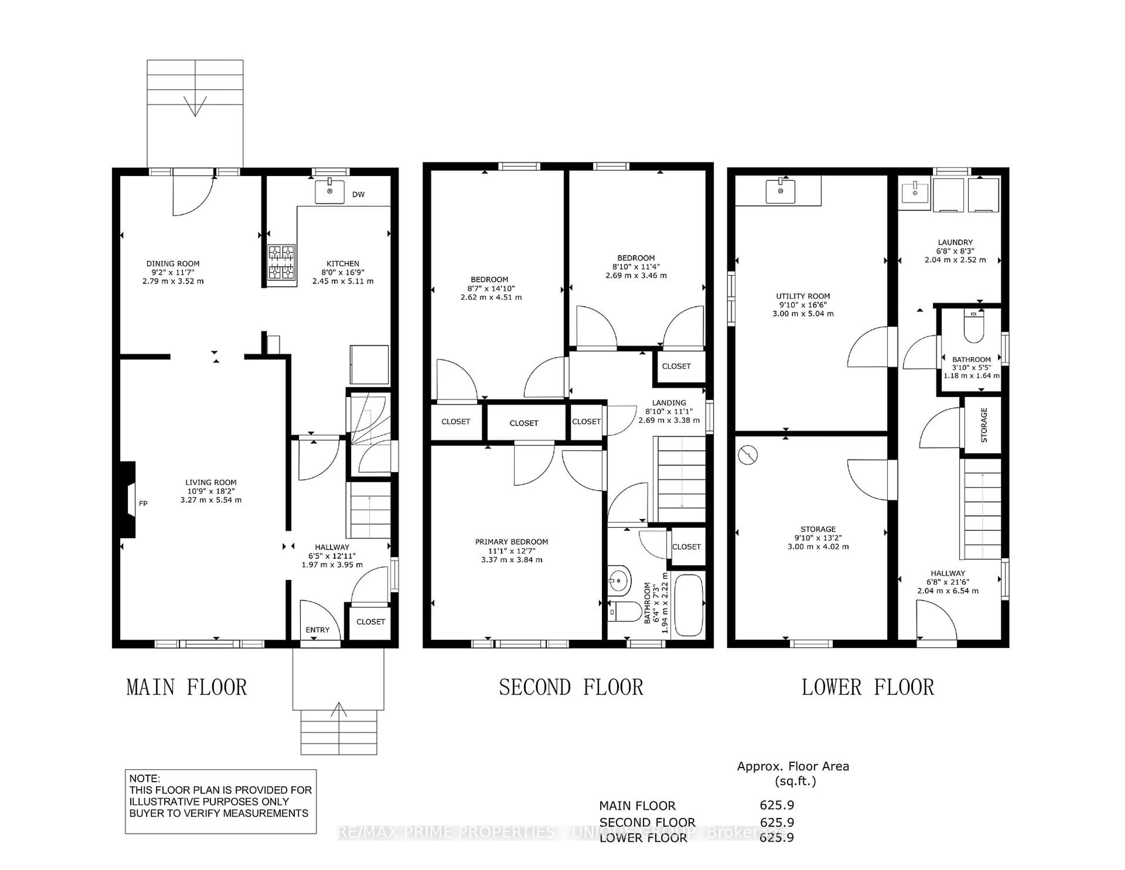 Floor plan for 732 Eglinton Ave, Toronto Ontario M4G 2K7