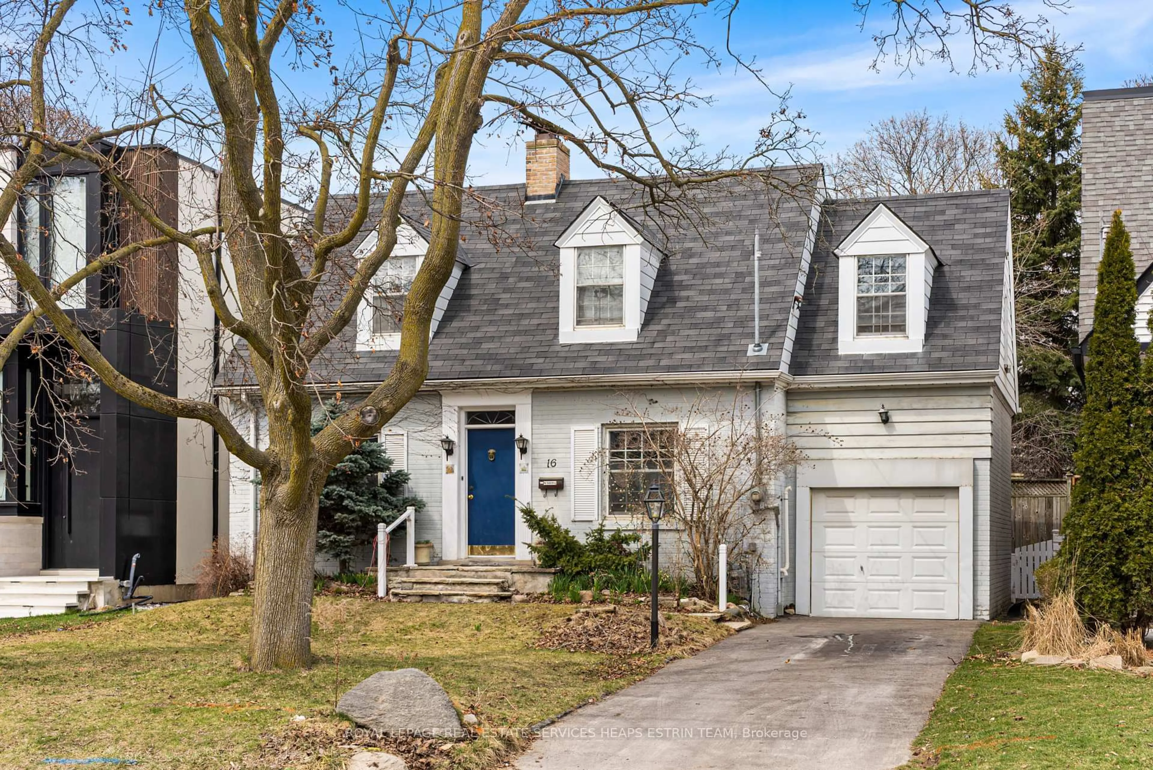 Home with vinyl exterior material, street for 16 Burnham Rd, Toronto Ontario M4G 1C1