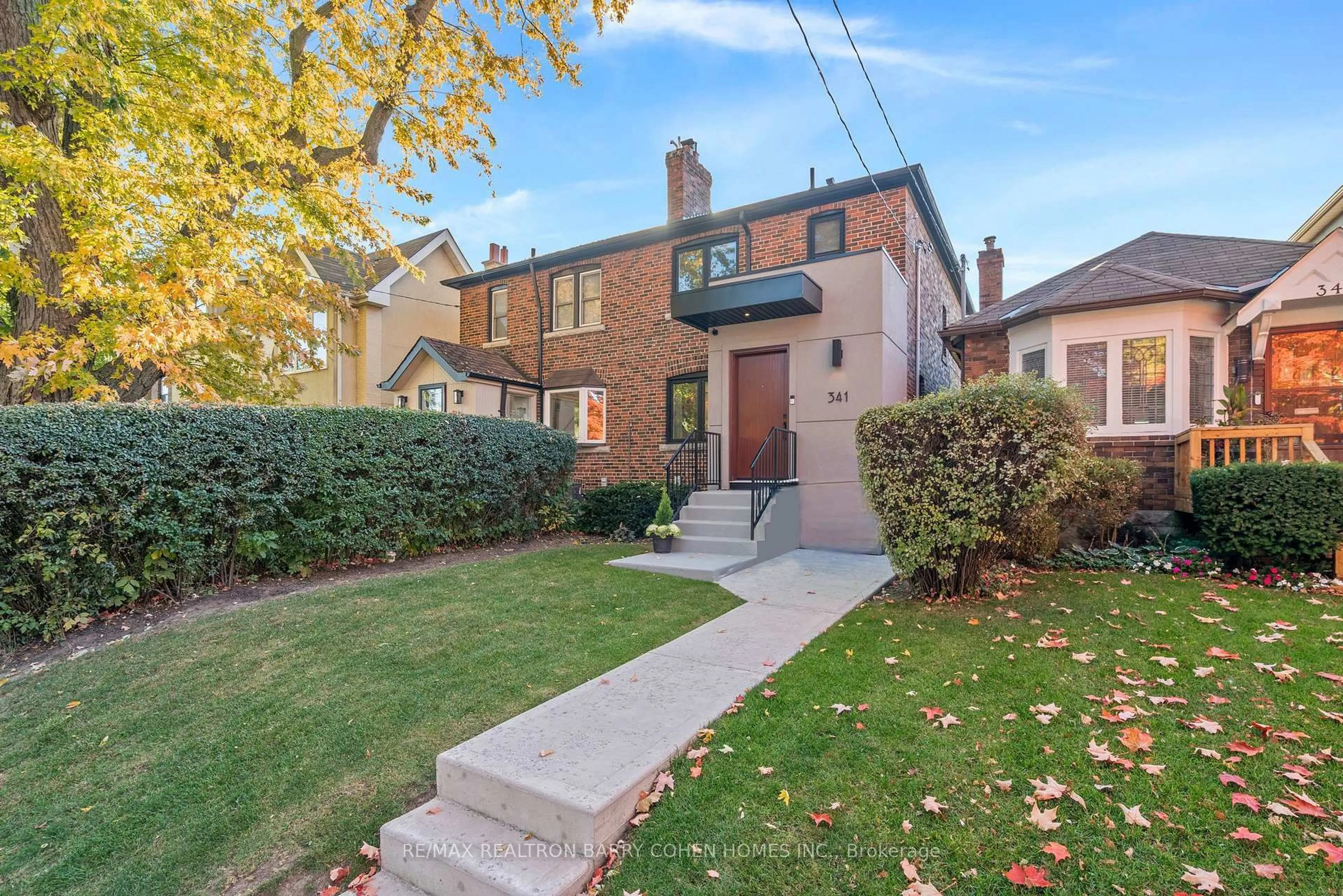 Home with brick exterior material, street for 341 Woburn Ave, Toronto Ontario M5M 1L3