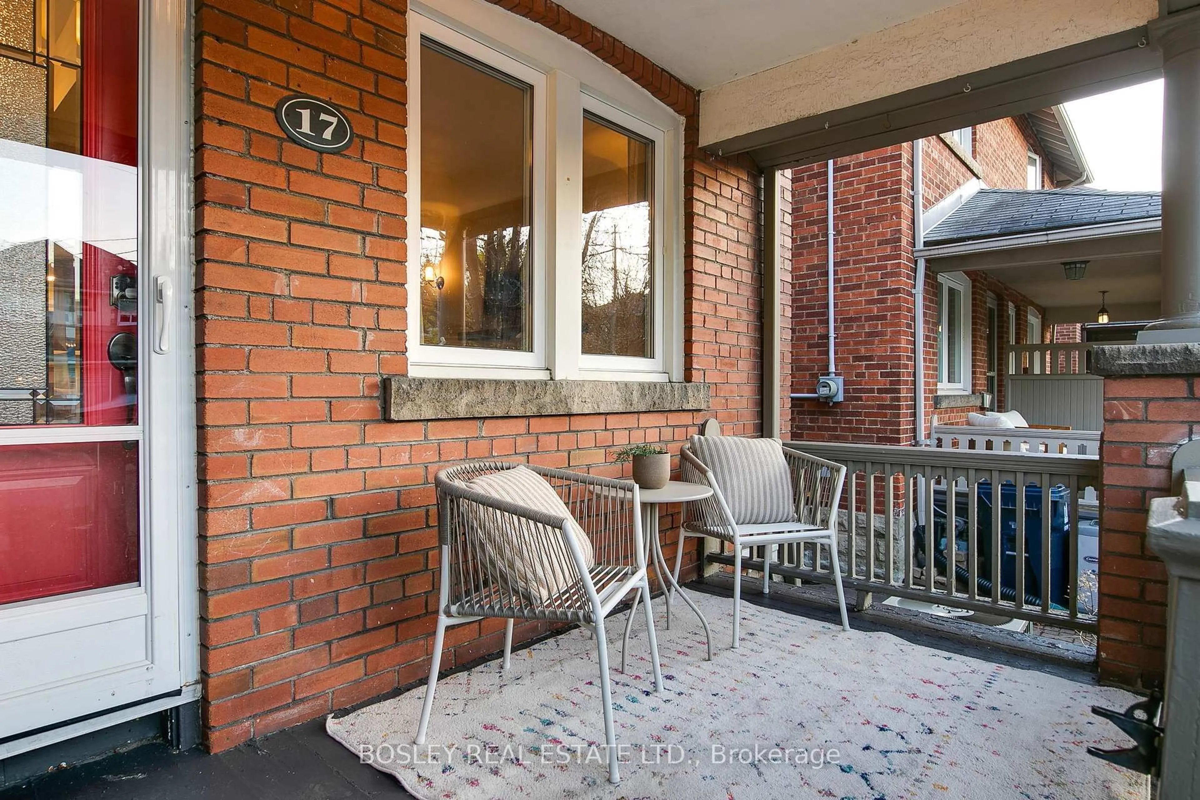 Patio, street for 17 Glengarry Ave, Toronto Ontario M5M 1C8