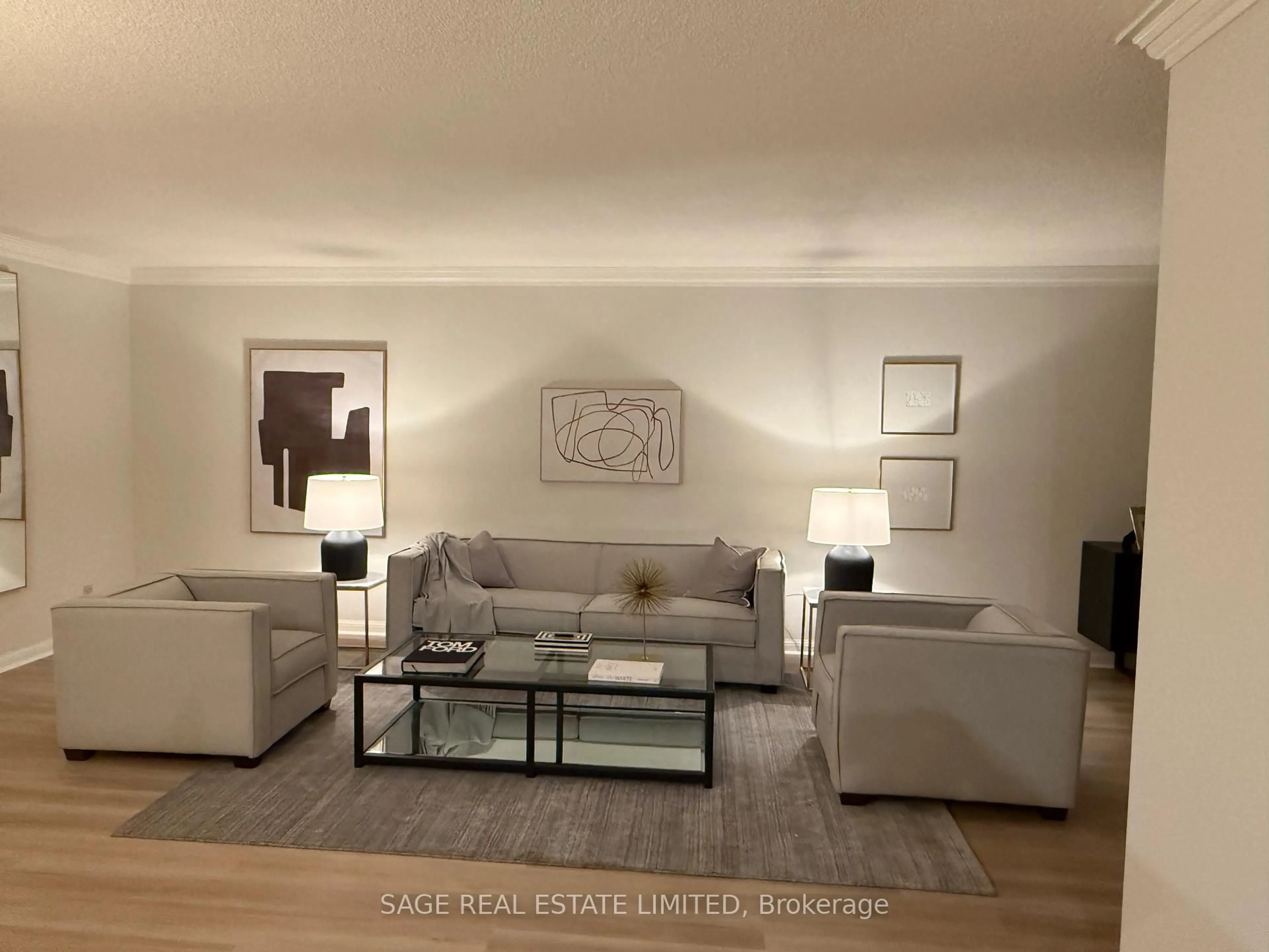 Living room with furniture, unknown for 2900 Yonge St #504, Toronto Ontario M4N 3N8